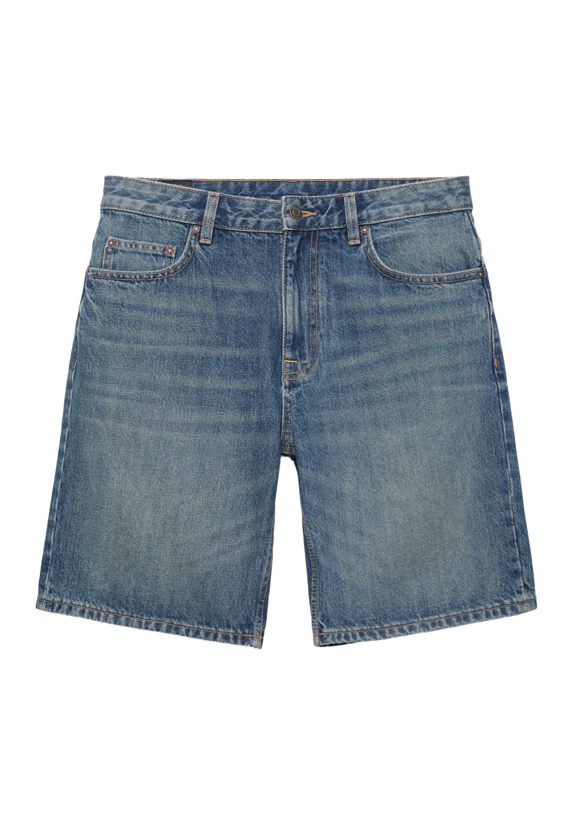 Standard denim Bermuda shorts — Medium blue