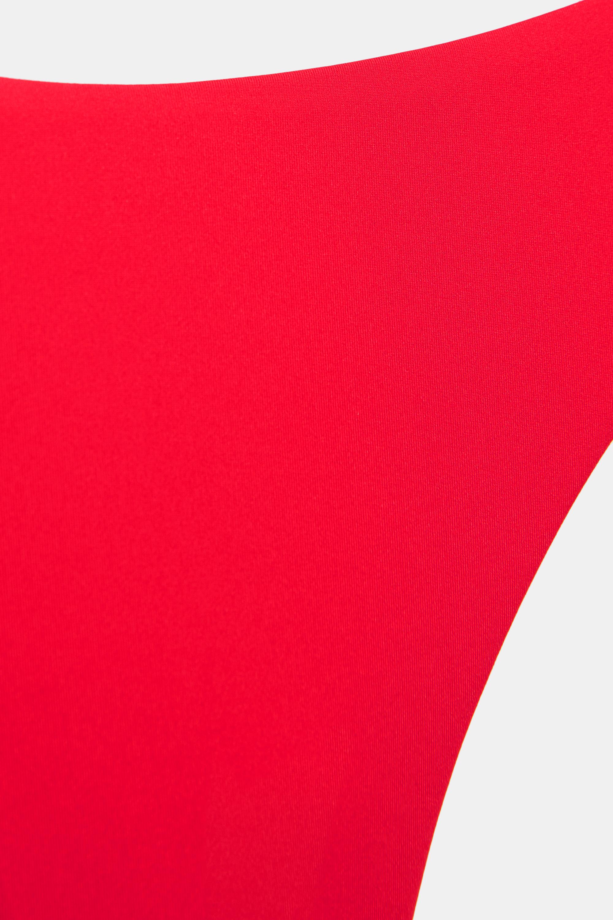 Brazilian bikini briefs — Bright red