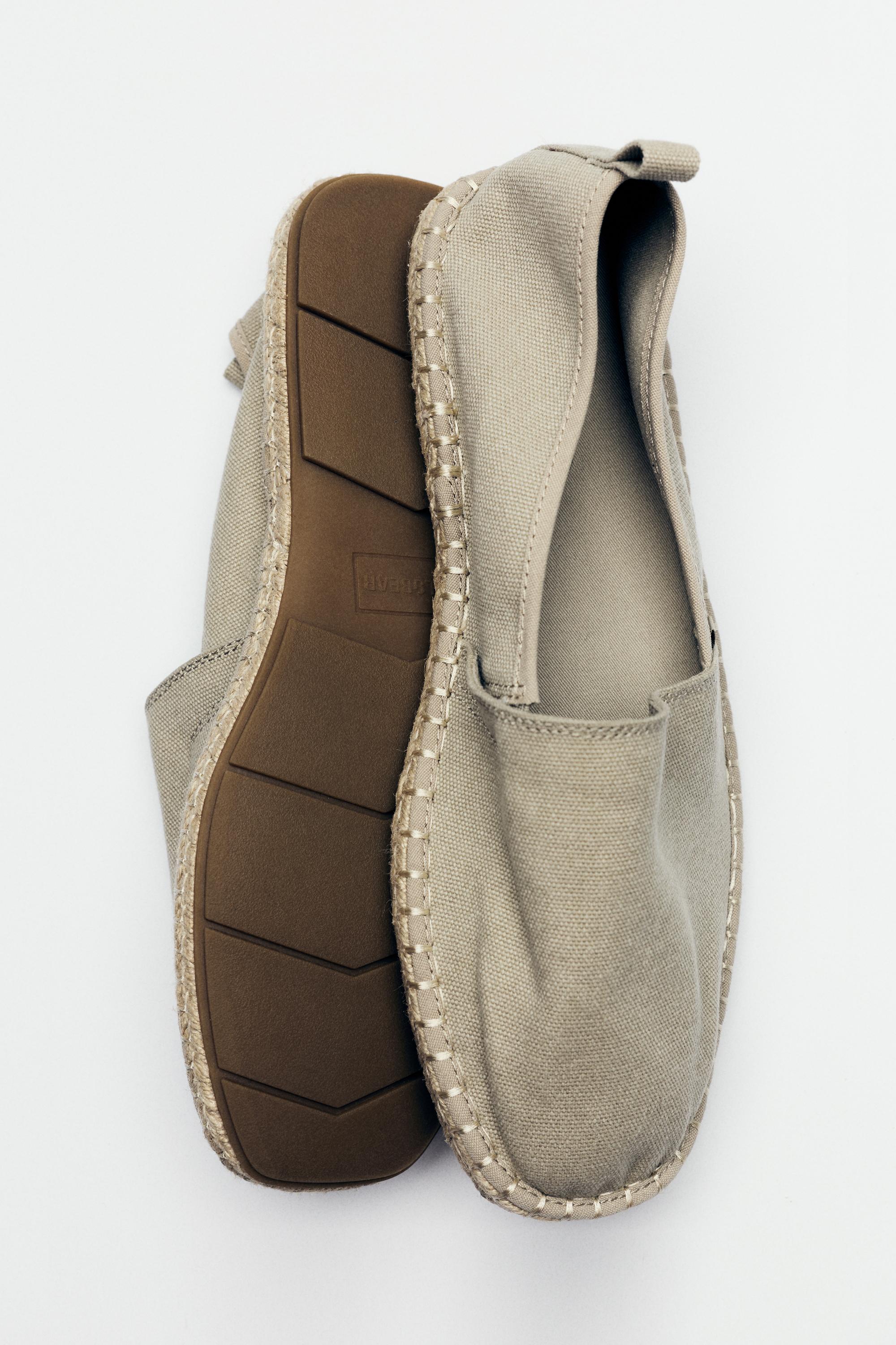 Jute espadrilles — Ecru