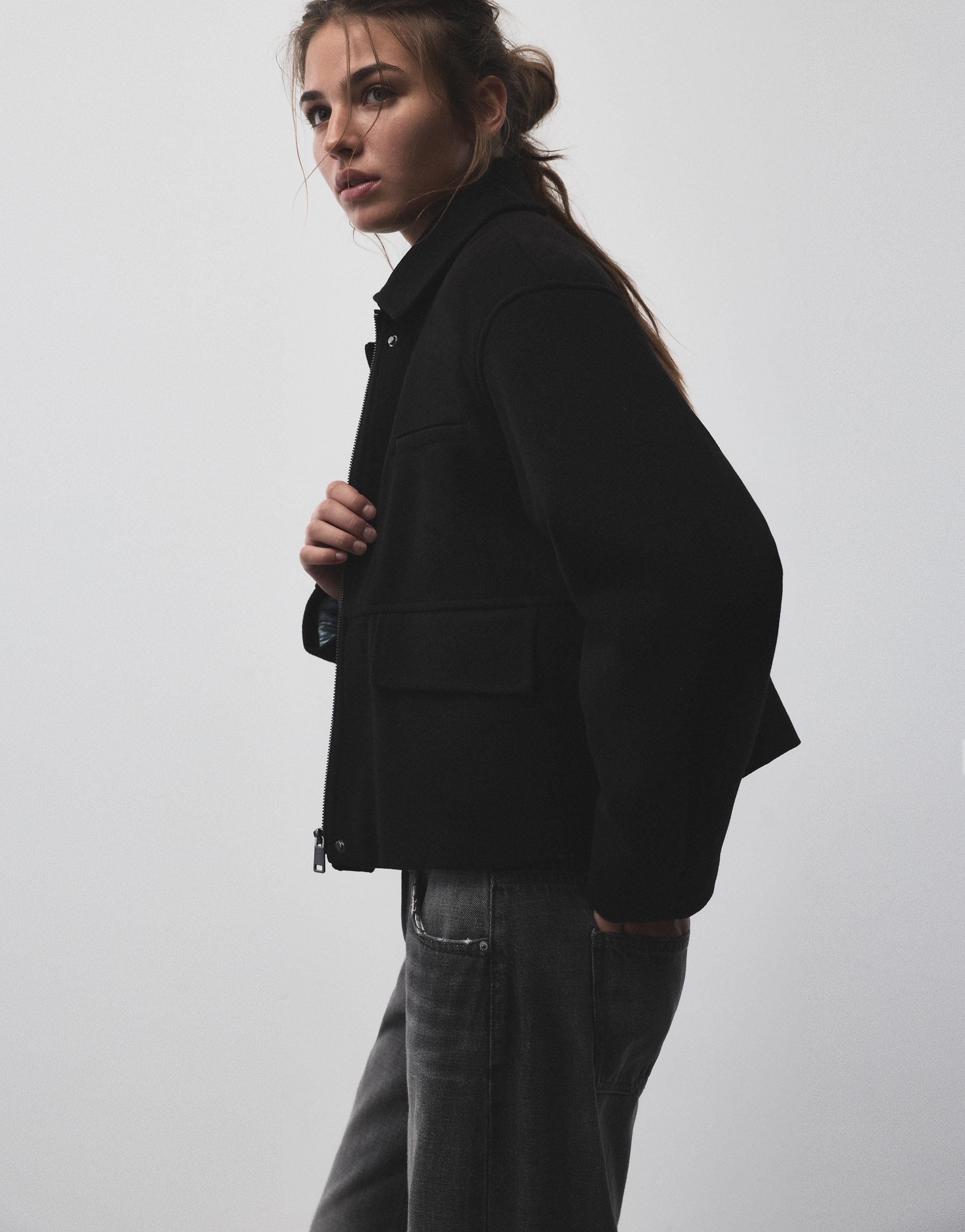 Pull&Bear Kaşe ceket görsel 2