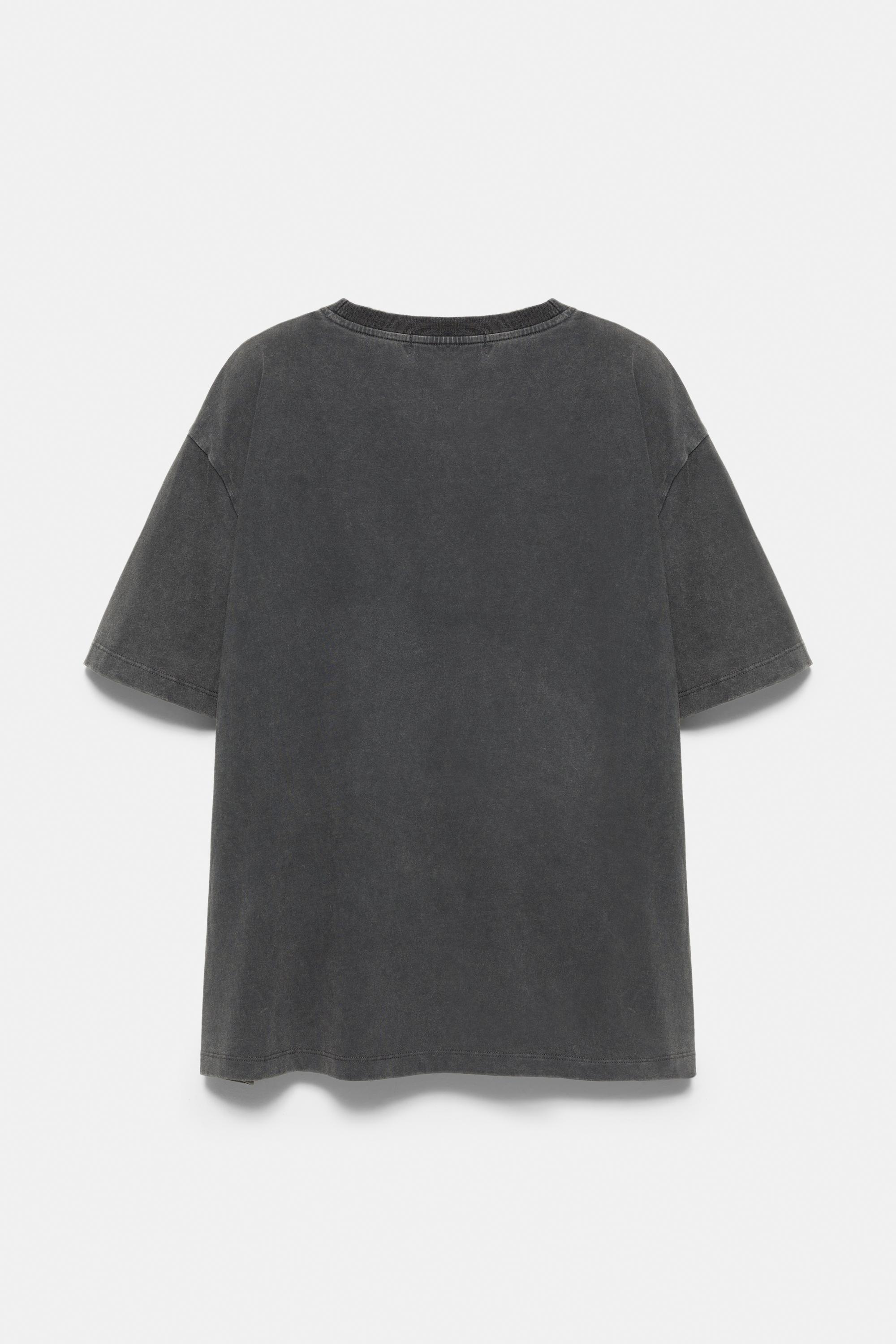 Lightning McQueen oversize T-shirt — Faded black
