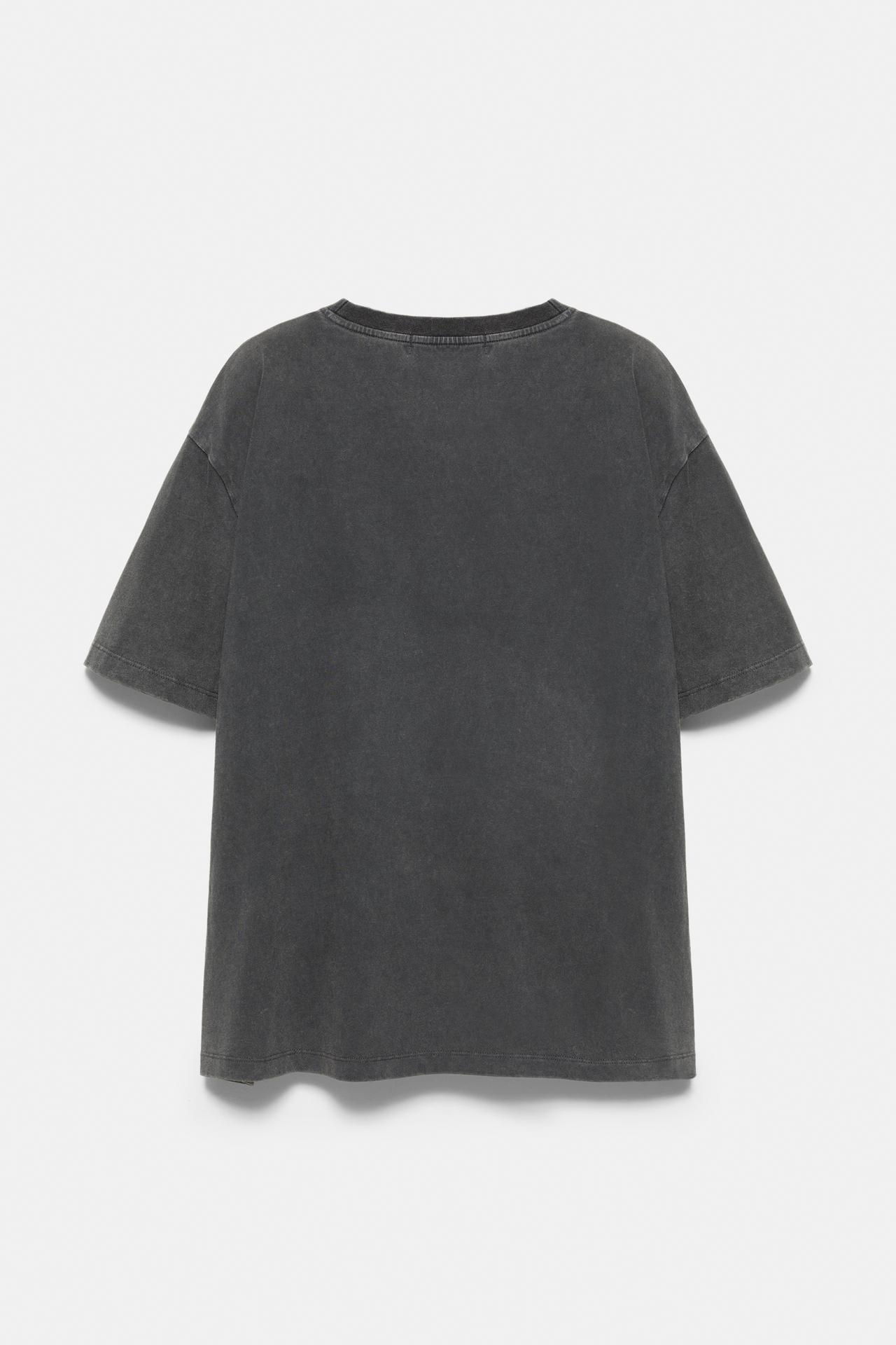 Lightning McQueen oversize T-shirt — Faded black