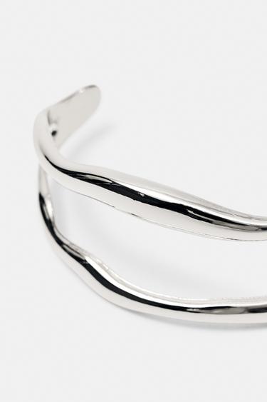 Pack of 2 wave bracelets — Silver 3