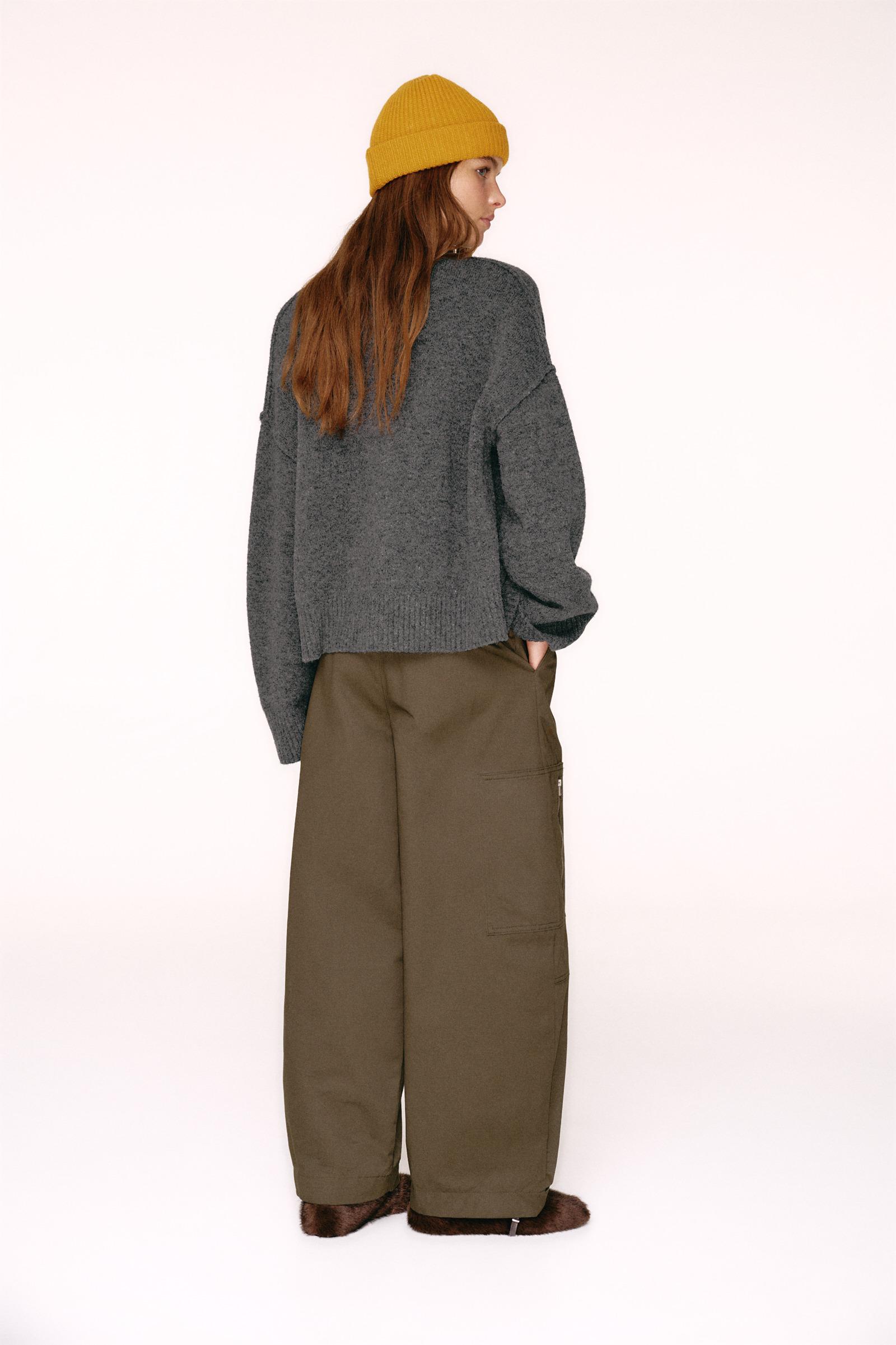 Soft knit cardigan — Anthracite grey
