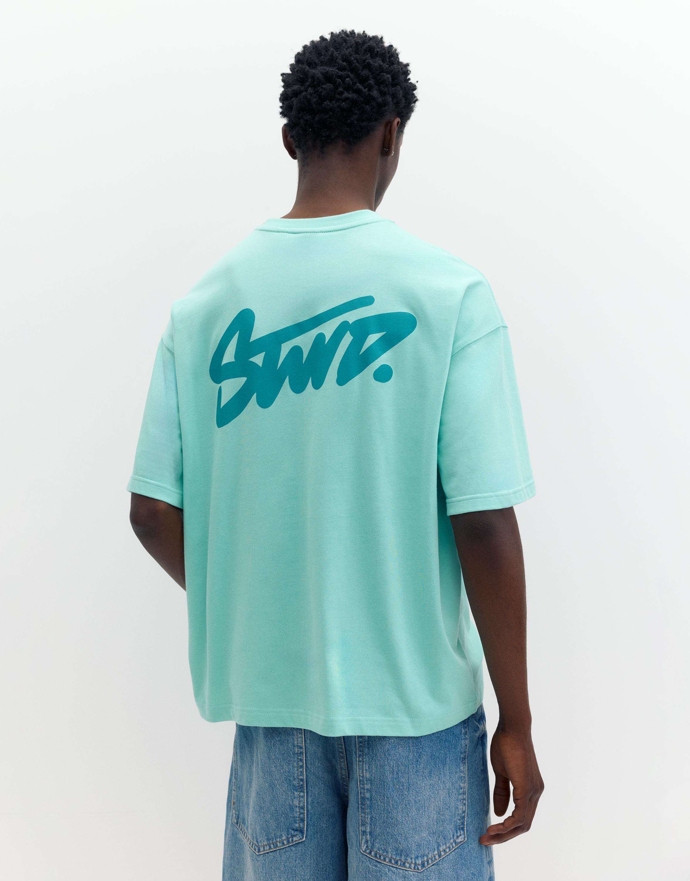 STWD logo boxy T-shirt — Green
