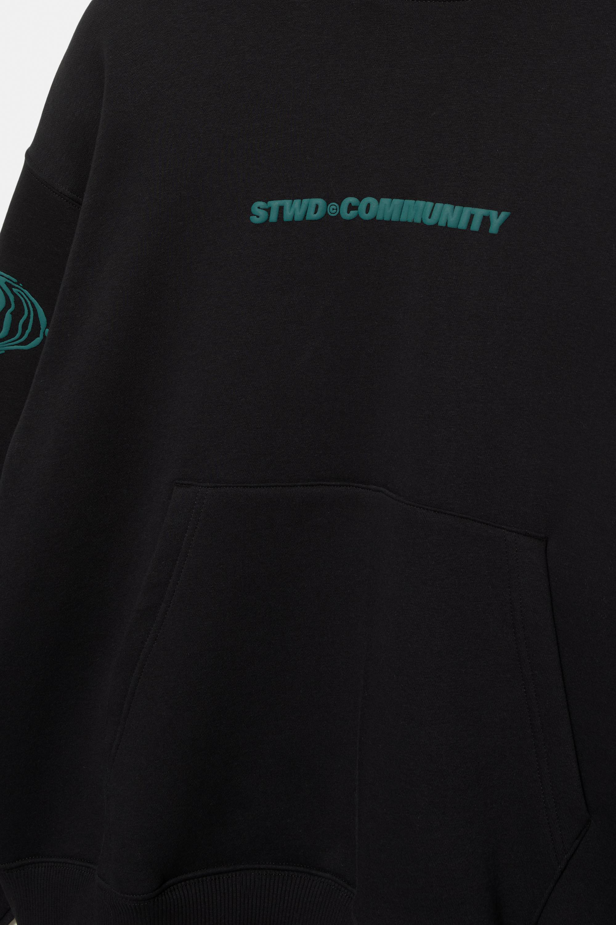 STWD Community hoodie — Black