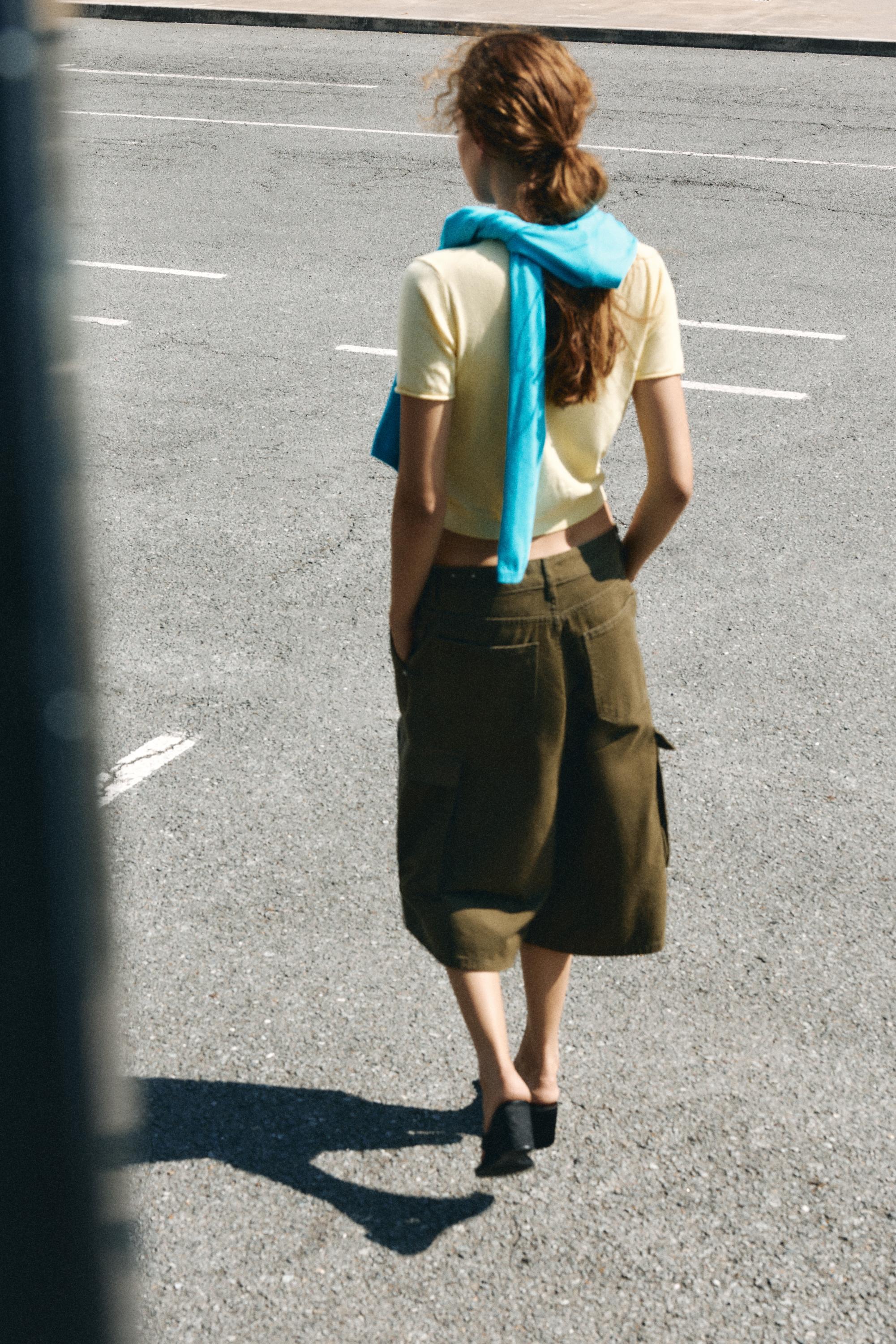Longline cargo Bermuda shorts — Khaki