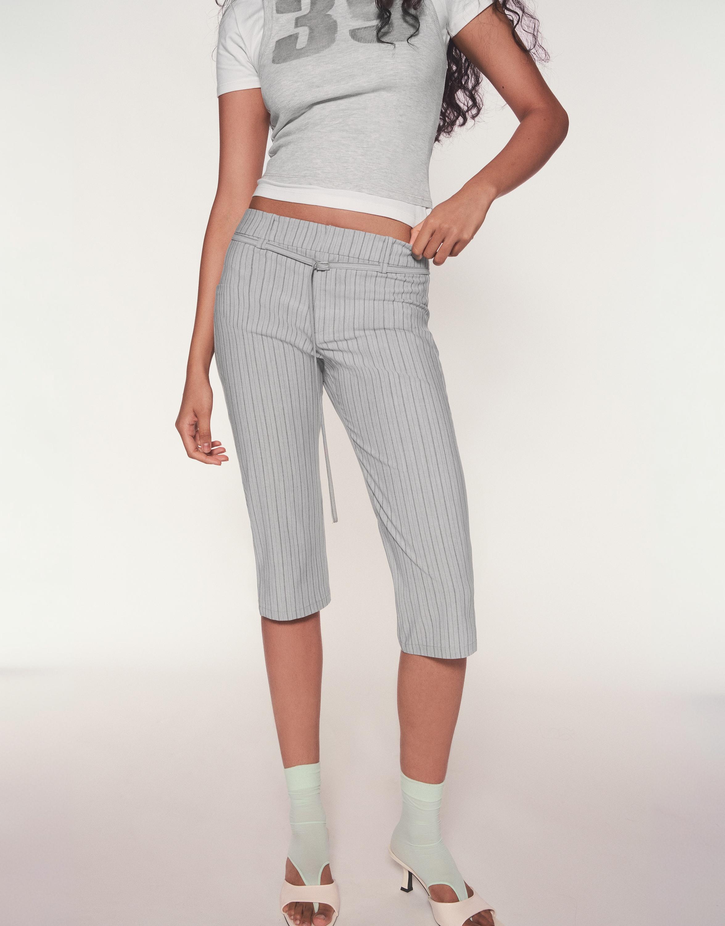 Striped capris — Striped