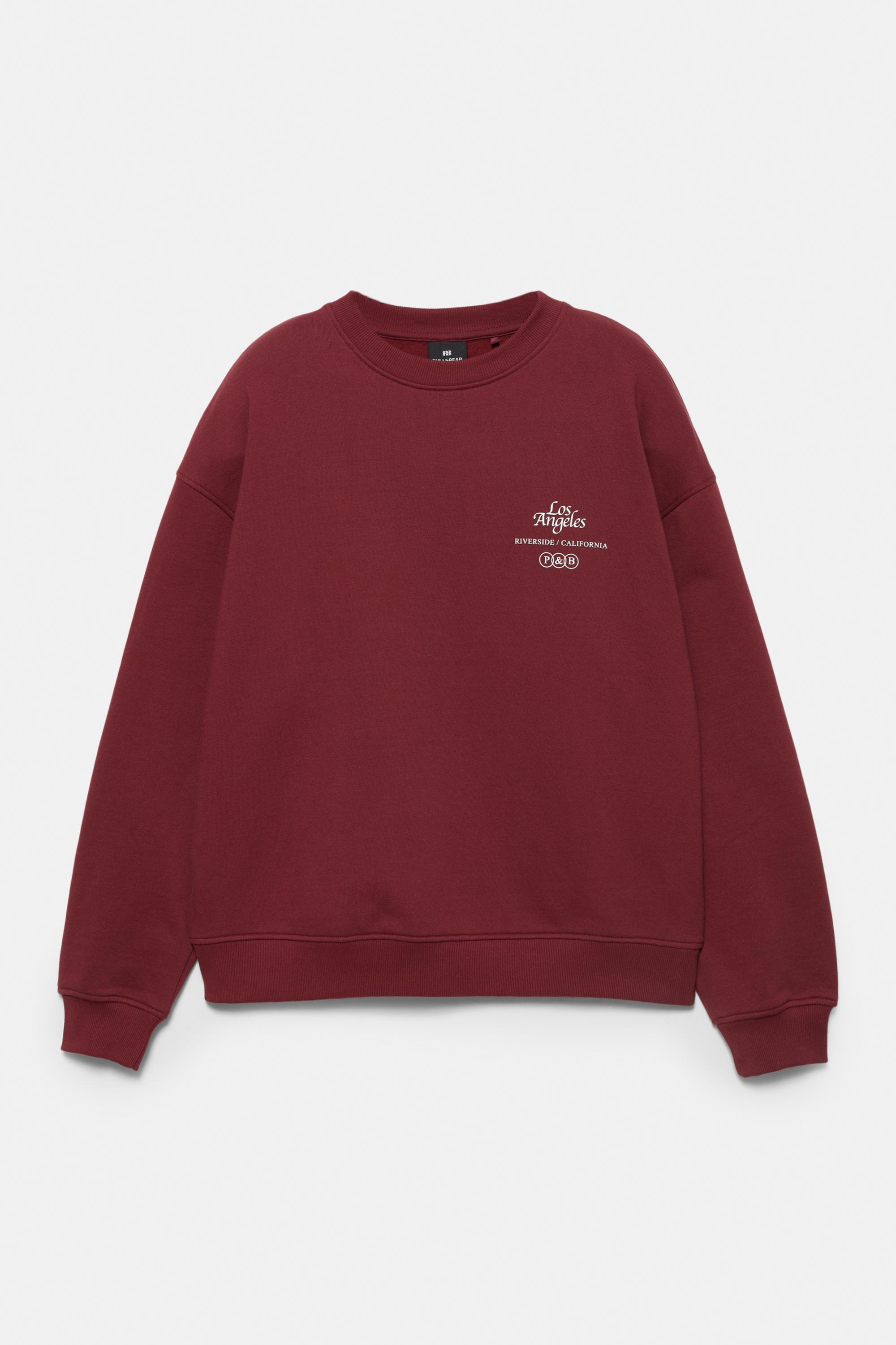 Bisiklet yaka sweatshirt