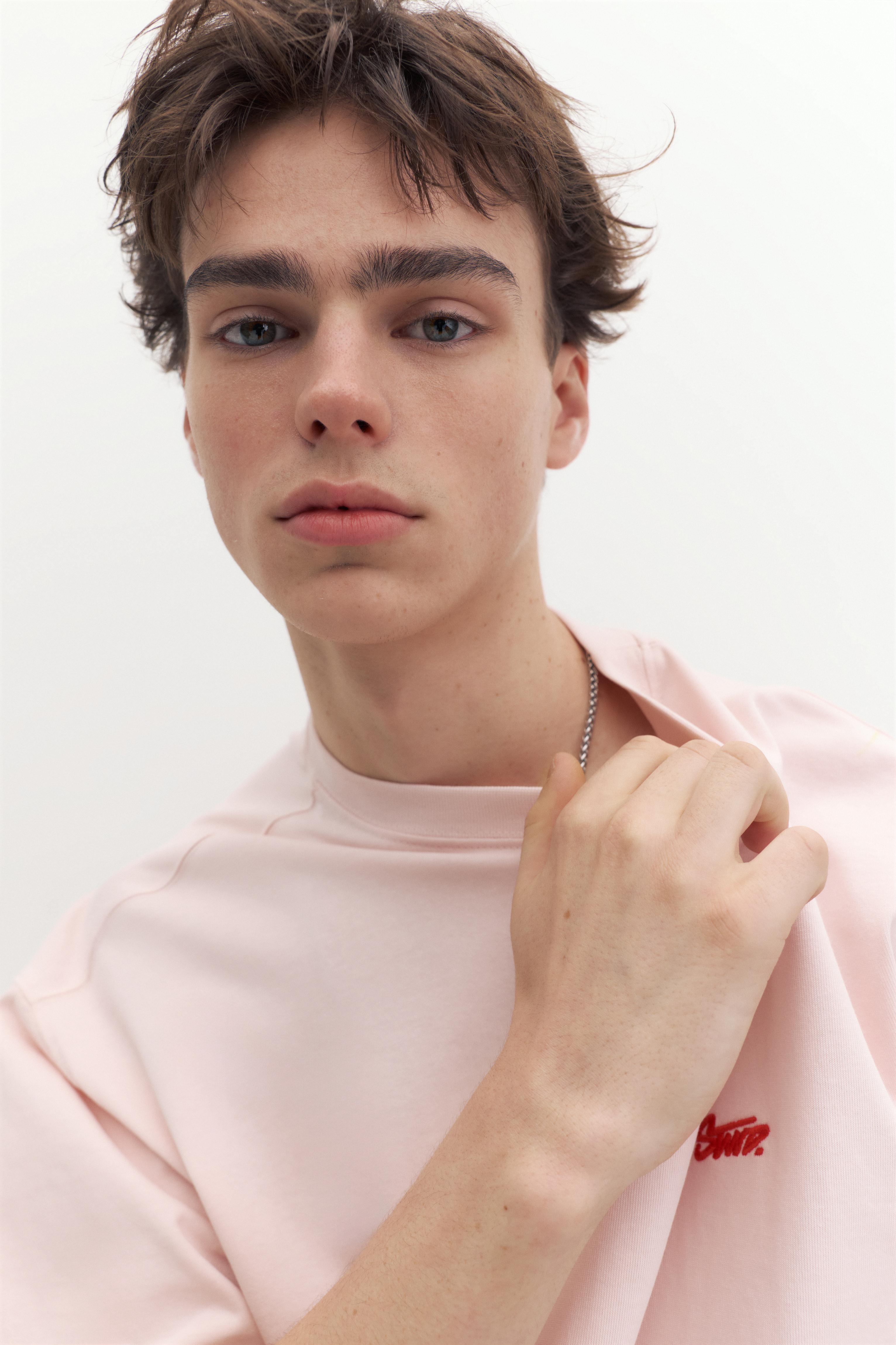 STWD logo boxy T-shirt — Pink