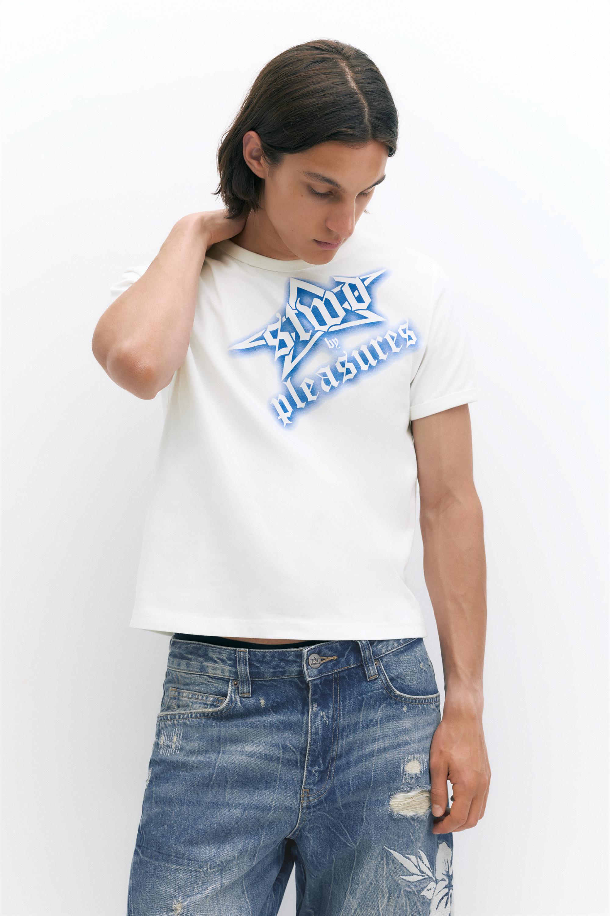 Pleasures x STWD T-shirt — White