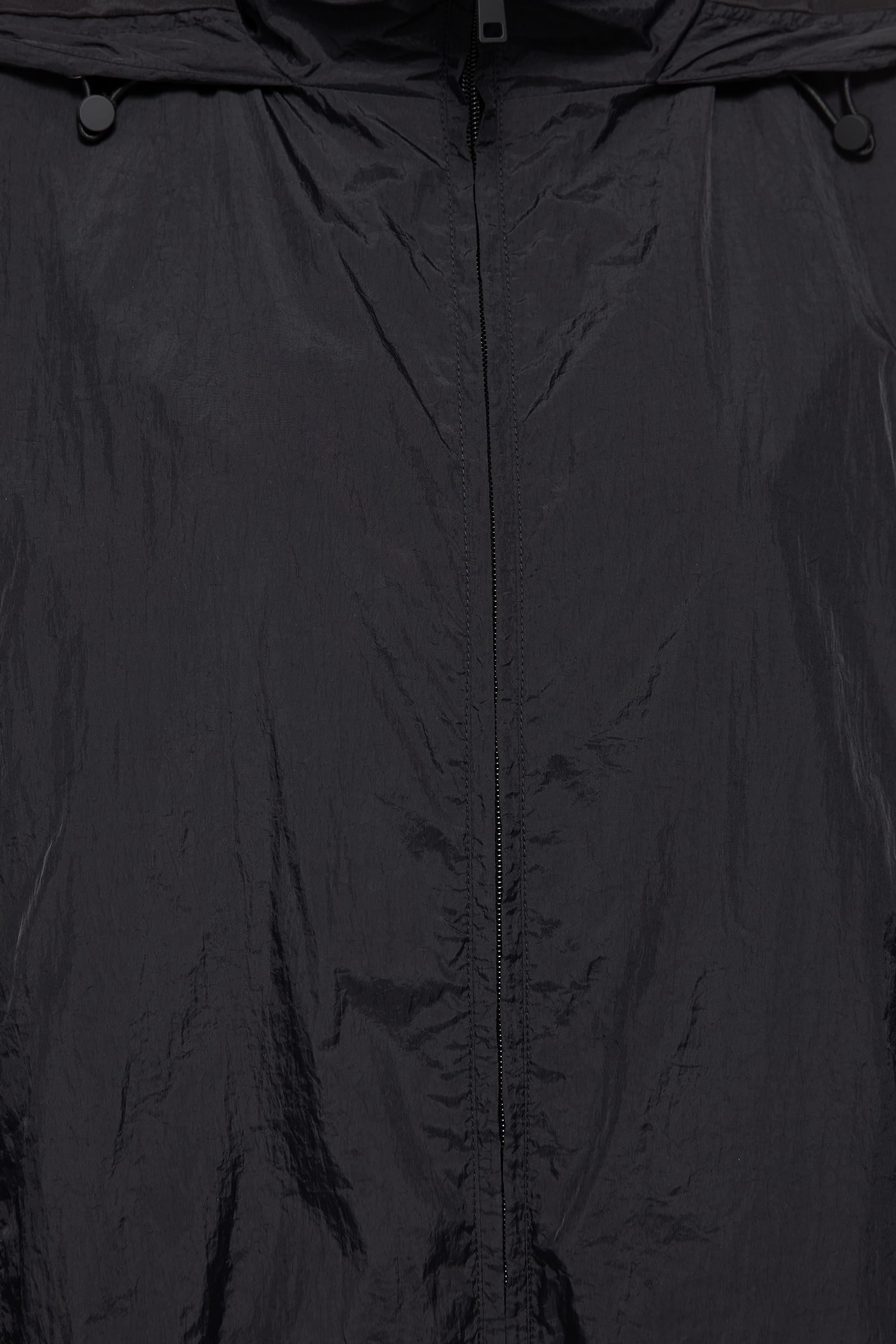 Lightweight hooded jacket — Black