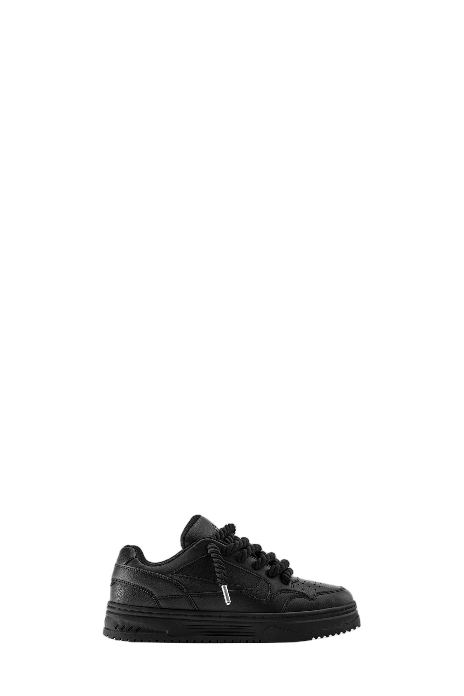 STWD lace-up trainers — Black