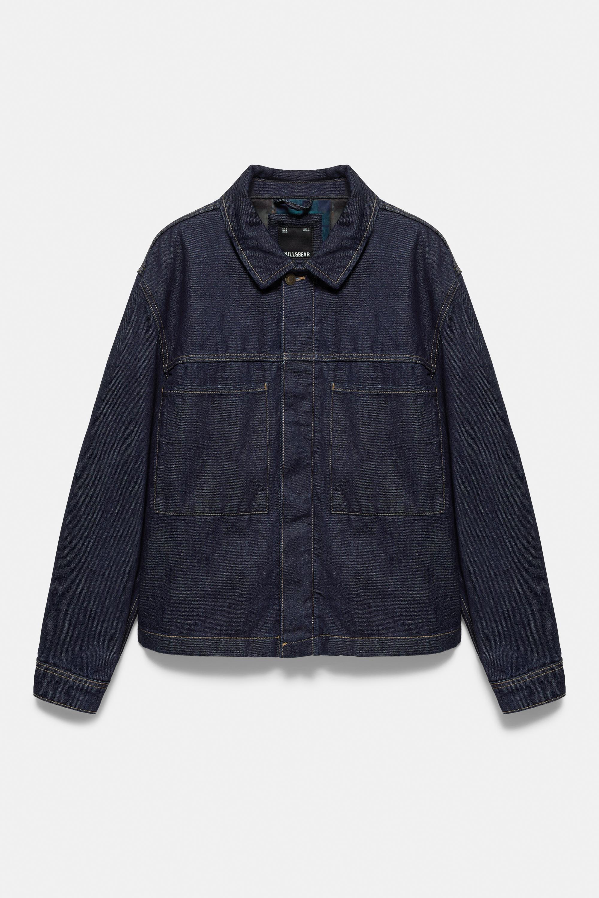 Pull&Bear Cepli denim ceket görsel 5
