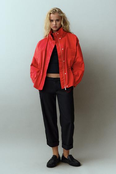 Gathered waist jacket — Red 6