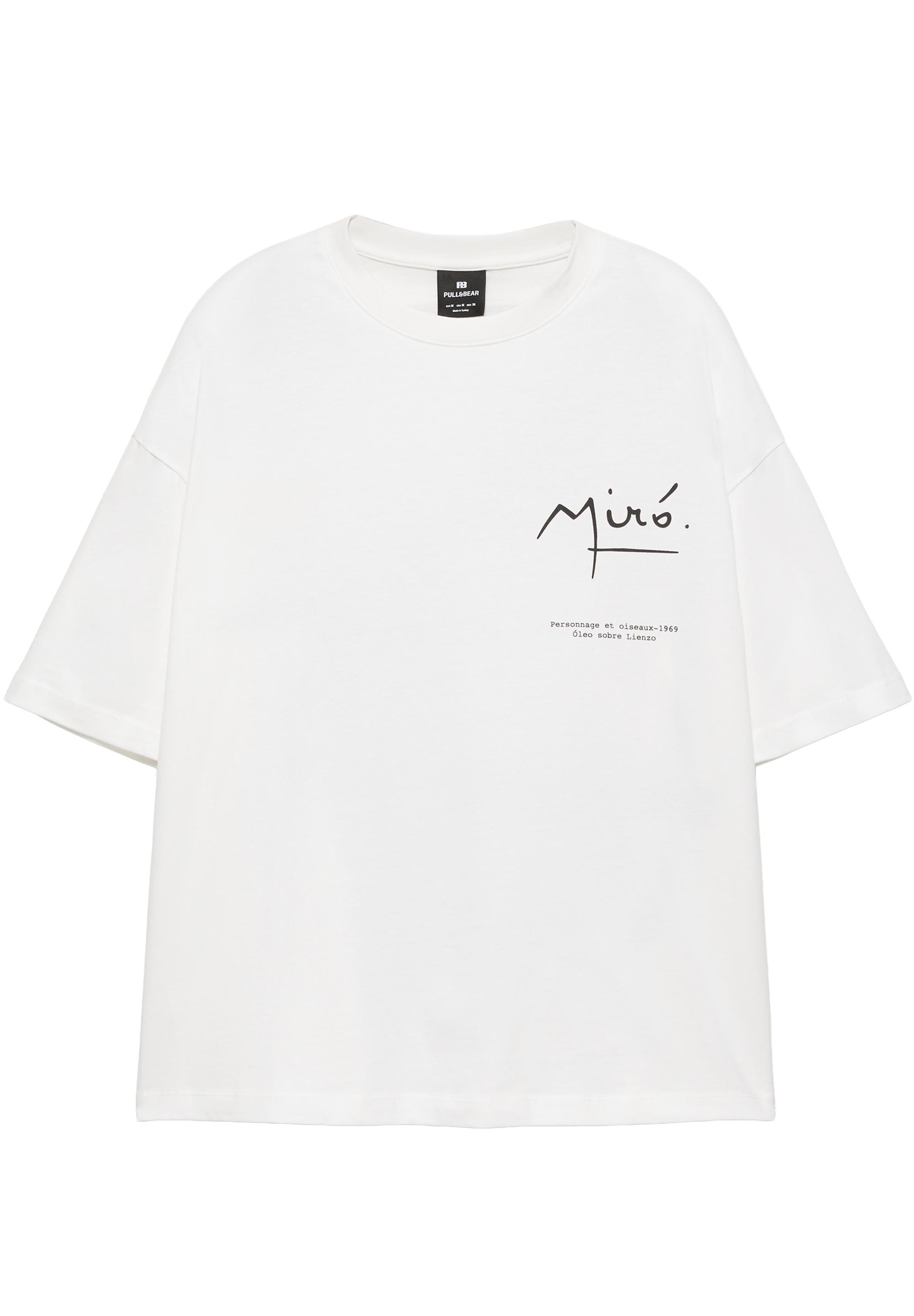 Relaxed fit Miró T-shirt — Off white