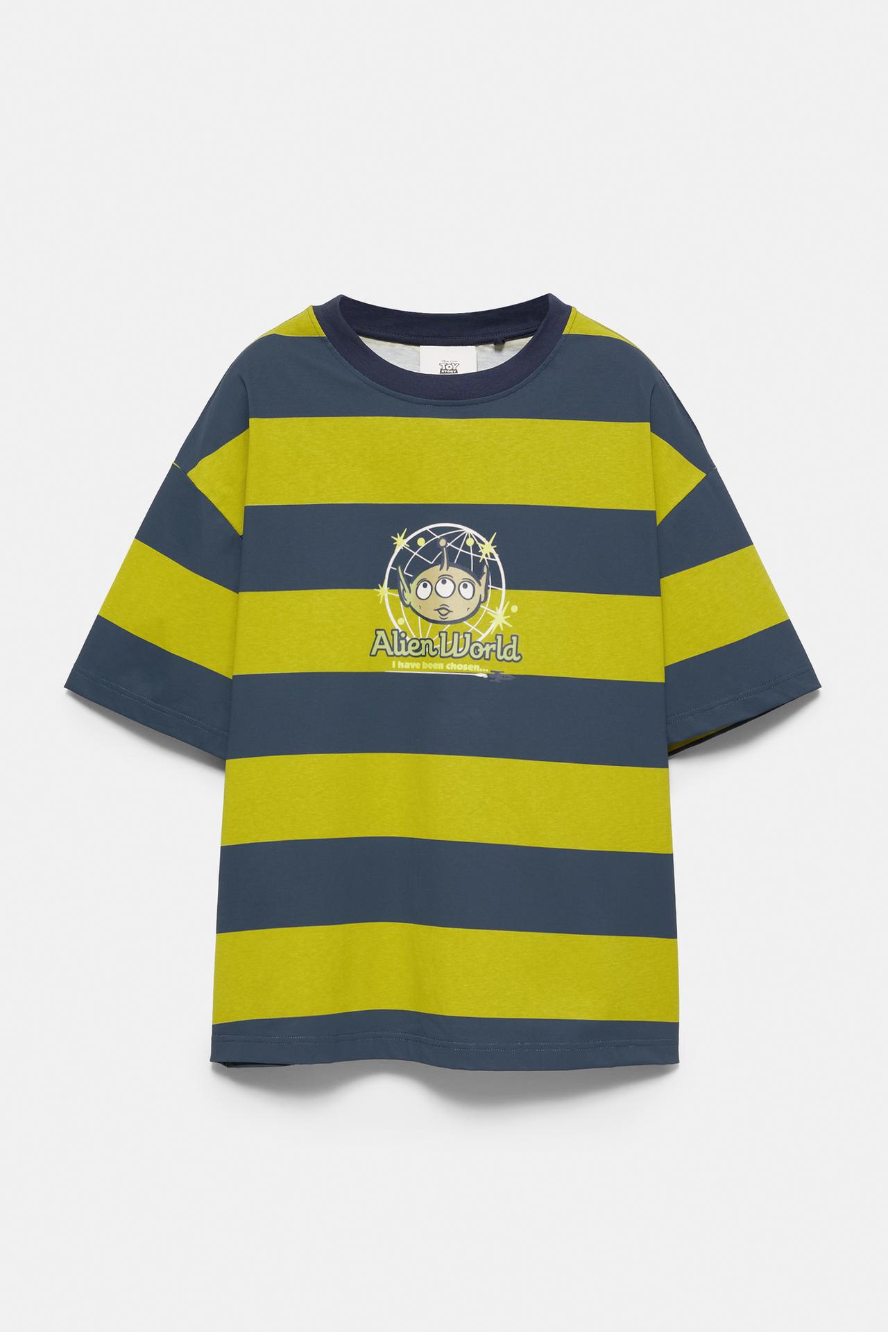Toy Story striped T-shirt — Lime