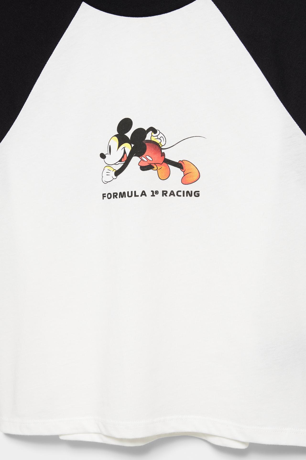 Disney x F1 graphic raglan T-shirt — Ice