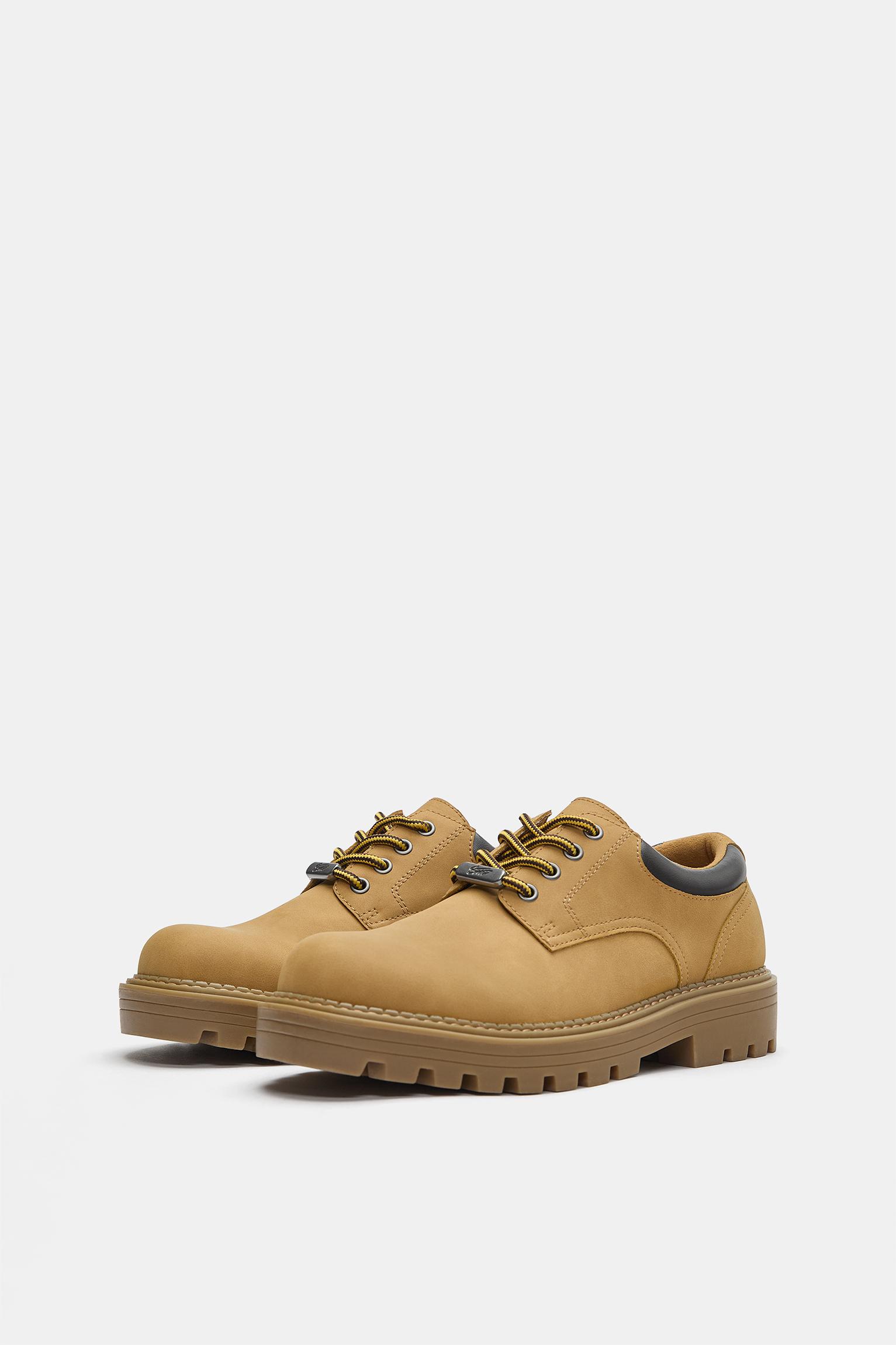 STWD lace-up shoes — Mustard