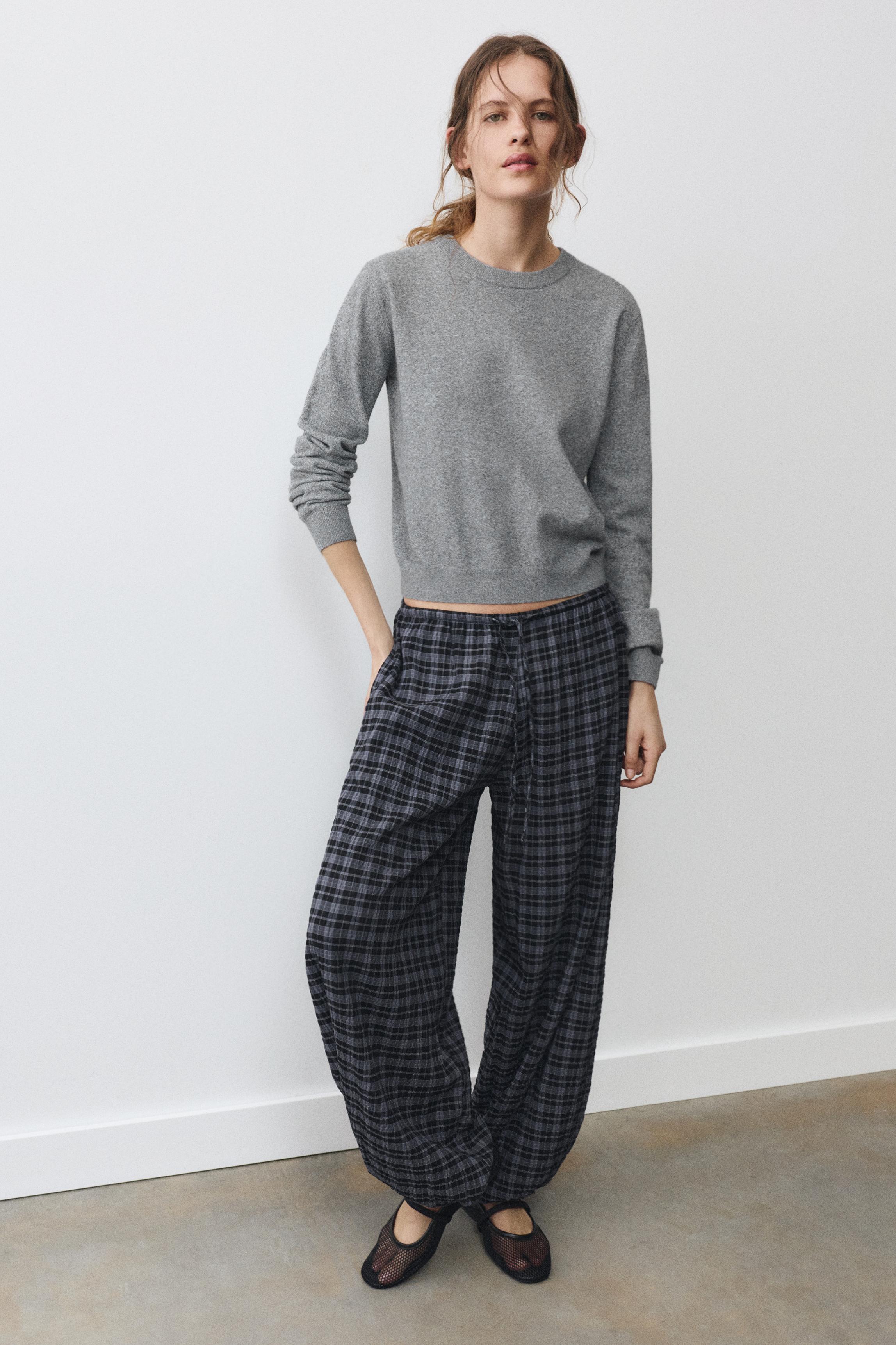 Soft knit jumper — Grey marl