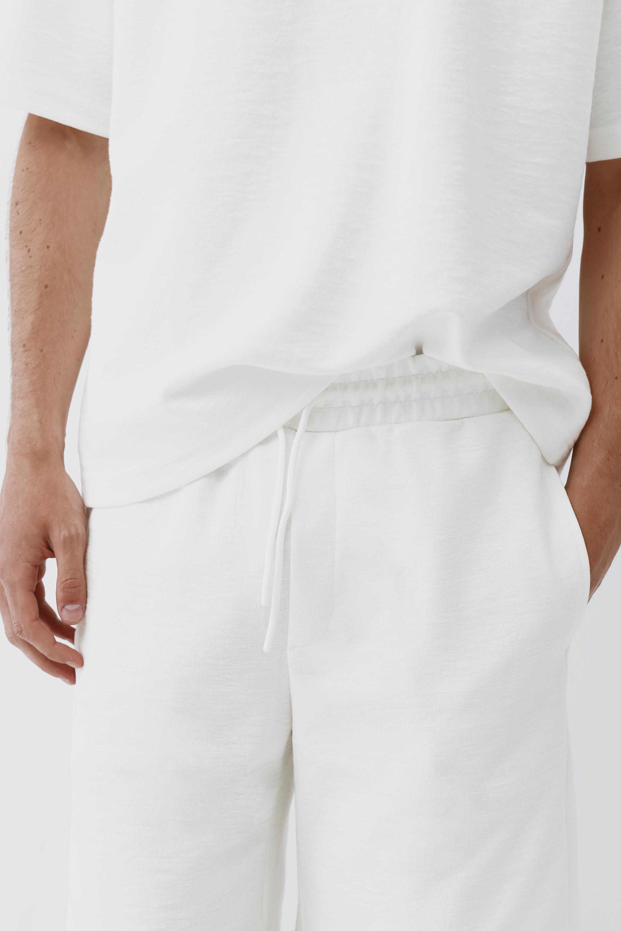 Relaxed fit Bermuda shorts — Off white