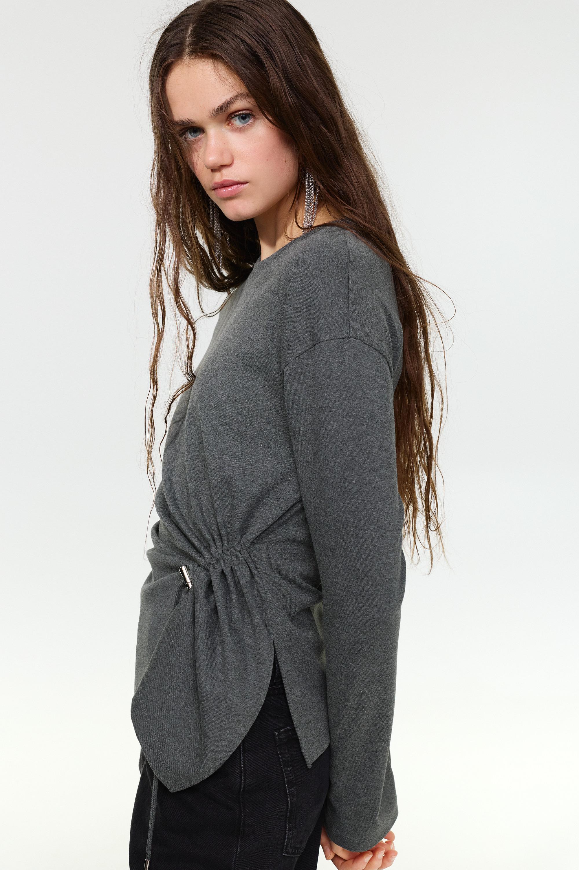 Uzun kollu aplike top - Görsel 14