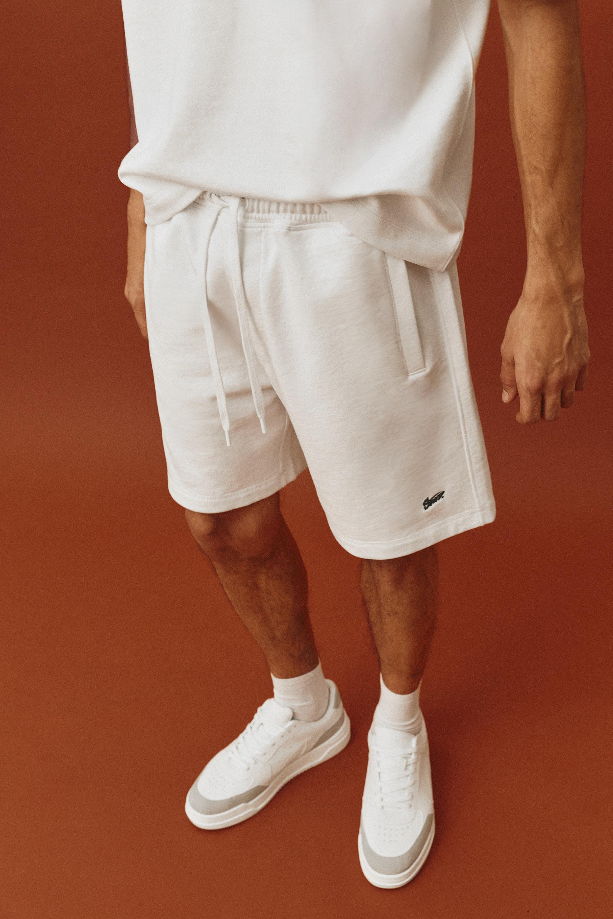 Logolu jogger bermuda şort - Görsel 18