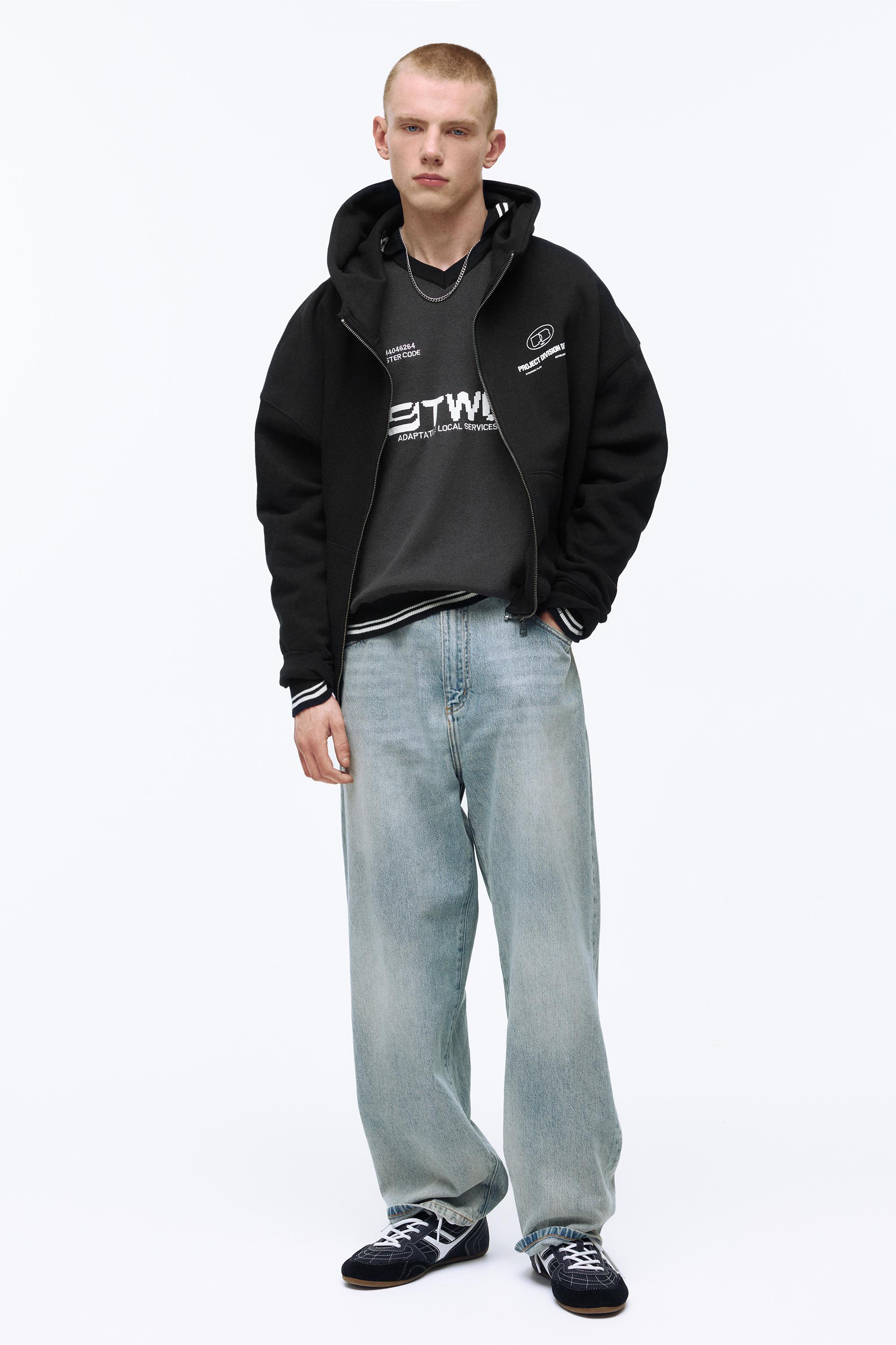 Fermuarlı kapüşonlu sweatshirt - Görsel 14