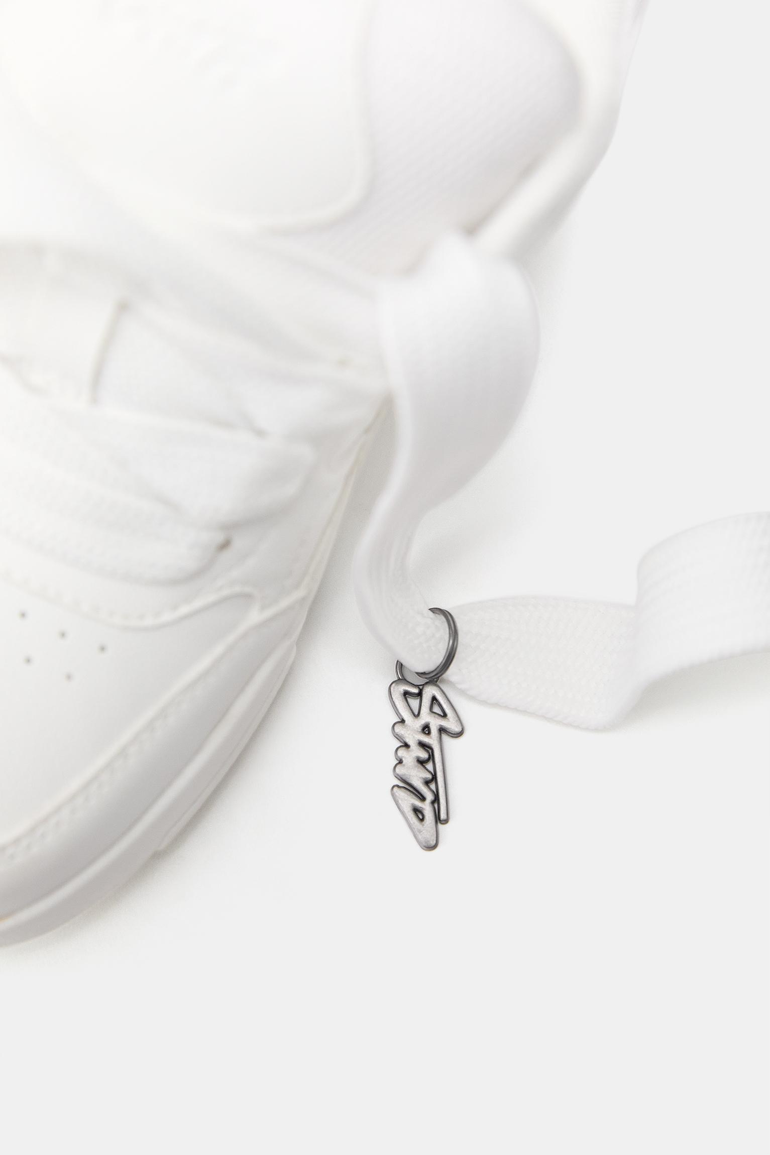 STWD embellished skate trainers — White