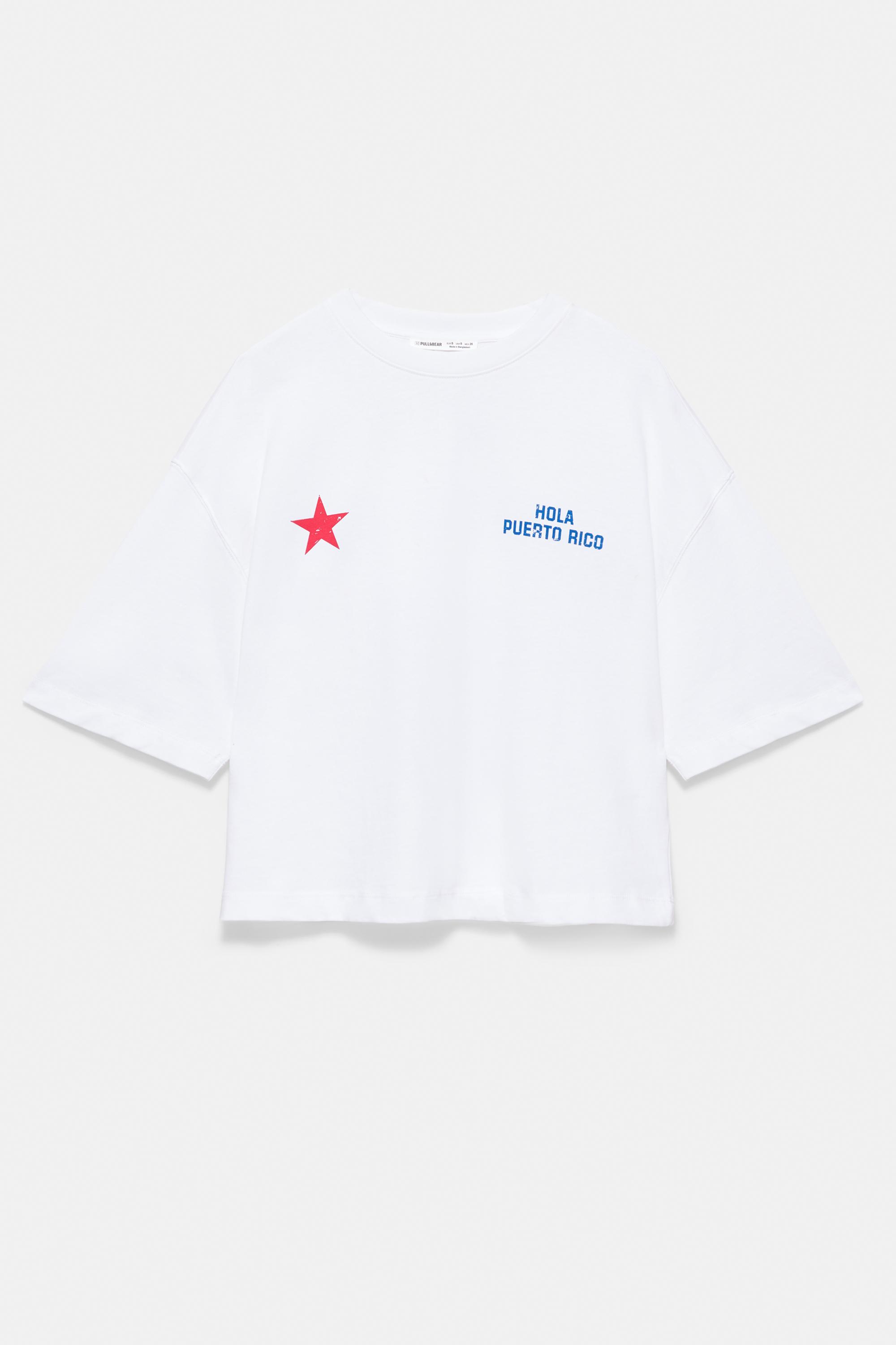 Puerto Rico graphic T-shirt — White