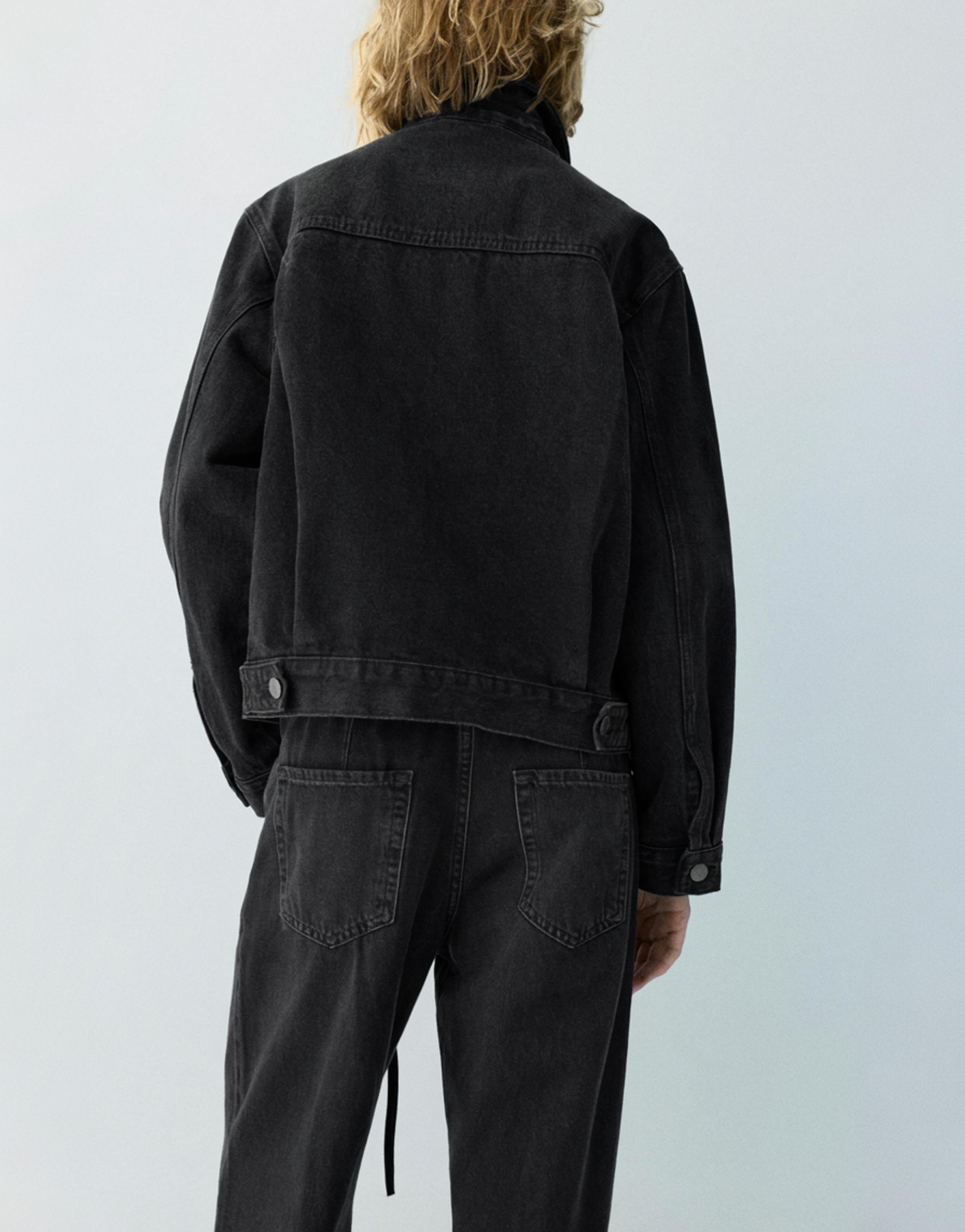 Denim jacket — Black