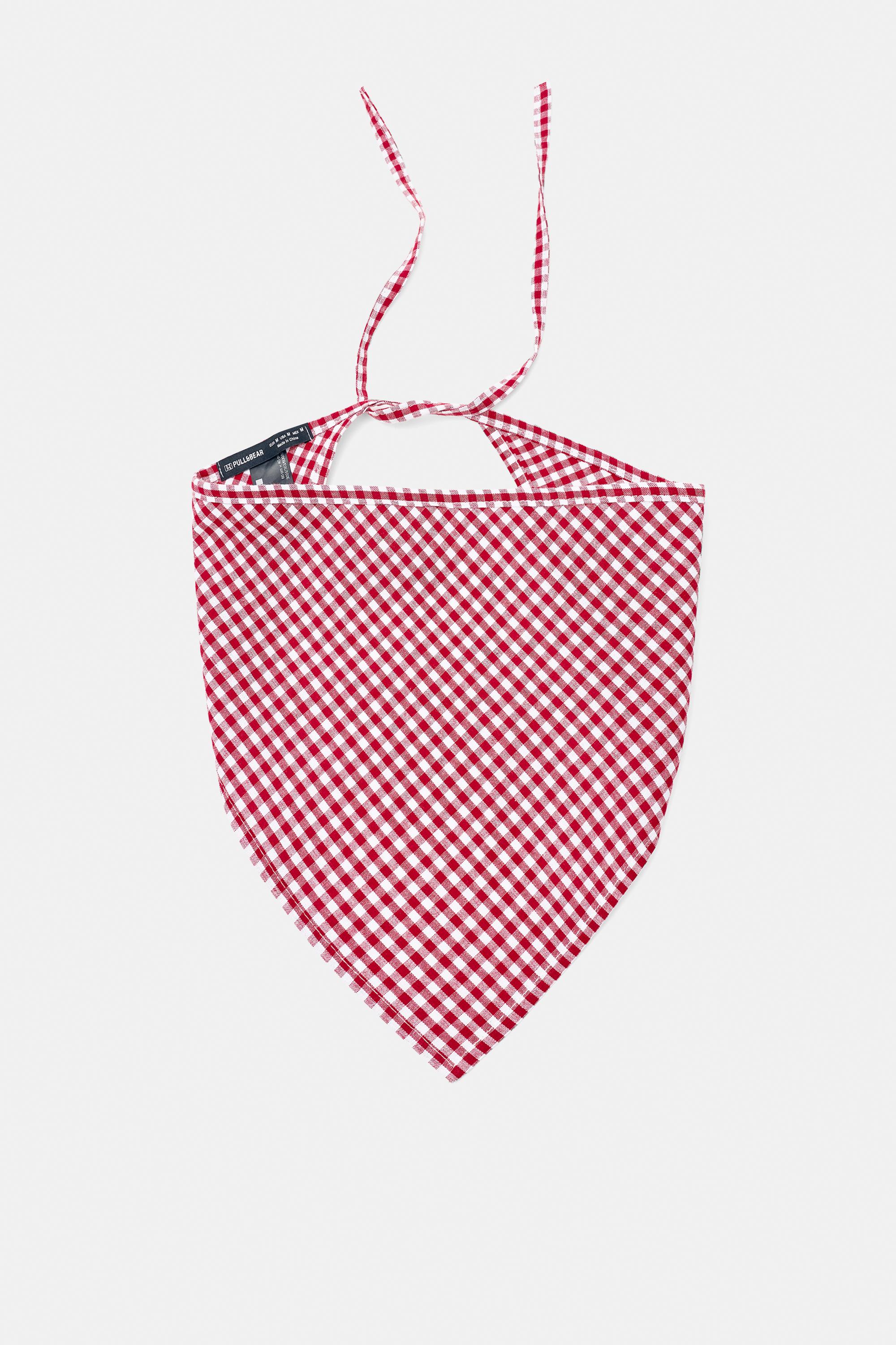 Pötikareli bandana fular - Görsel 8