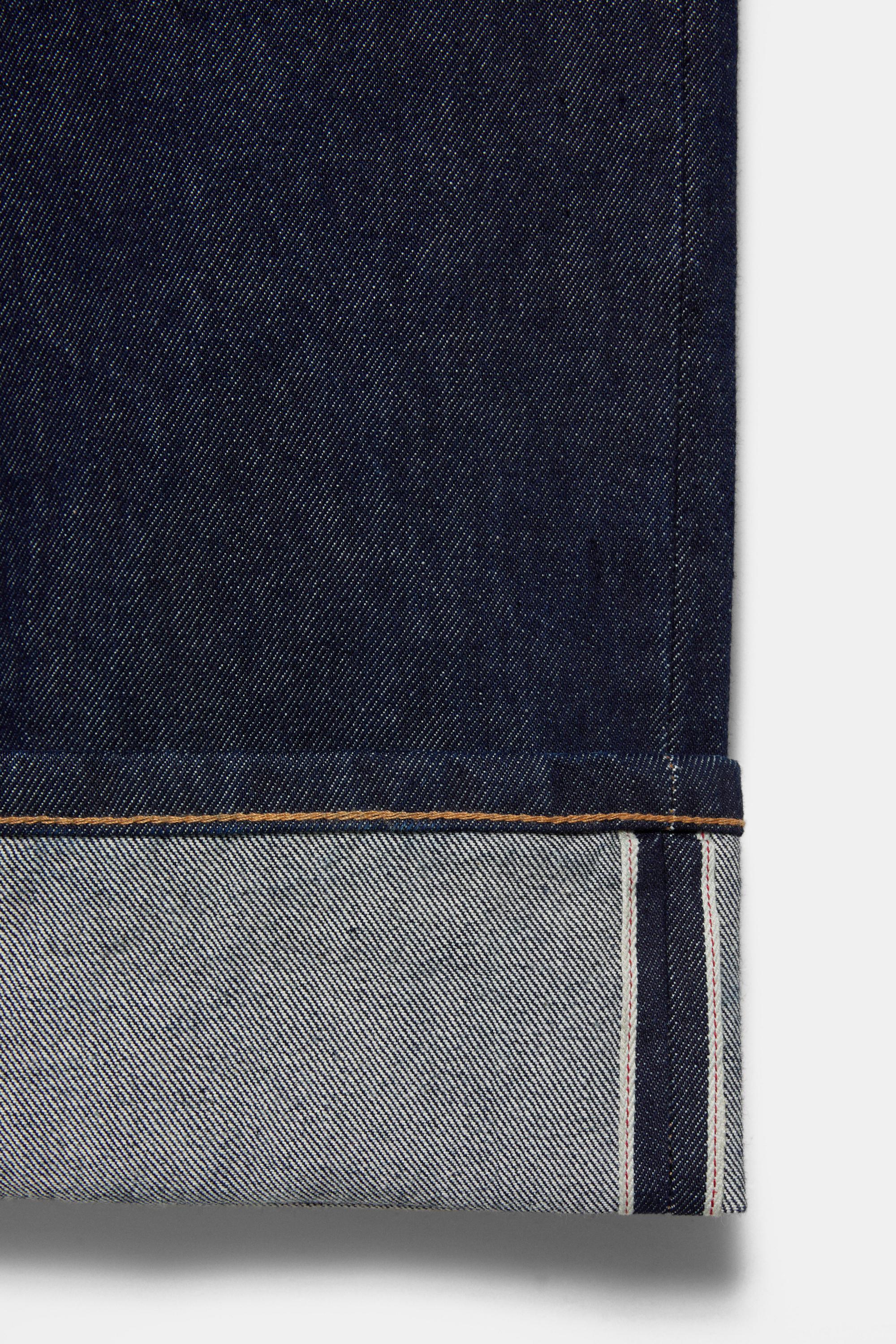 Selvedge straight fit jean - Görsel 20
