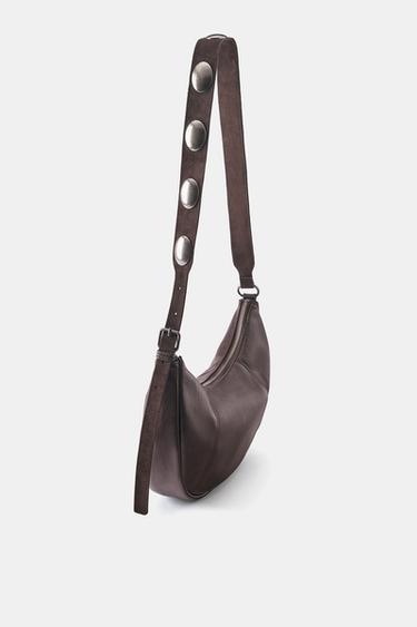Studded crossbody bag — Brown 3