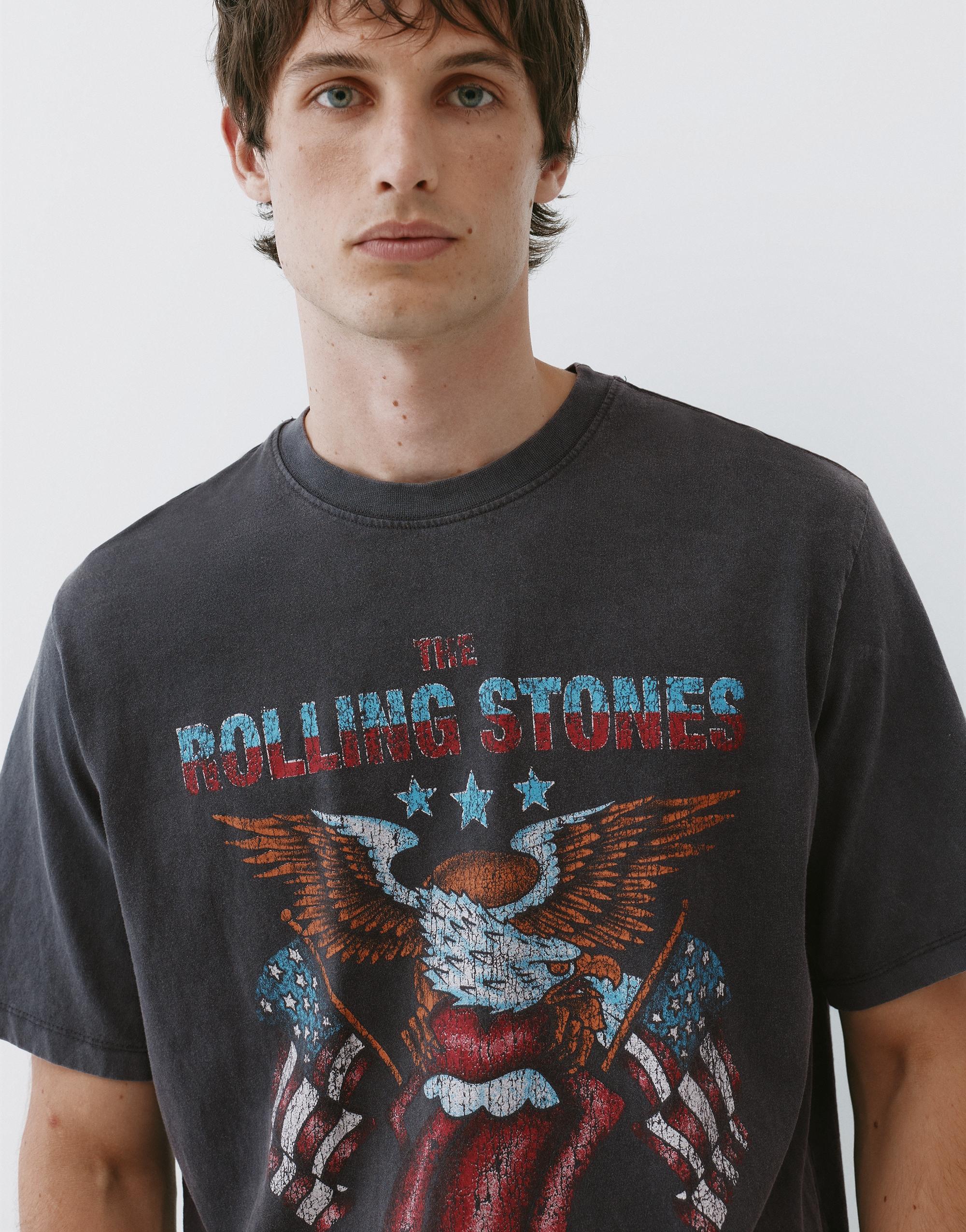 Rolling Stones T-shirt — Dark anthracite