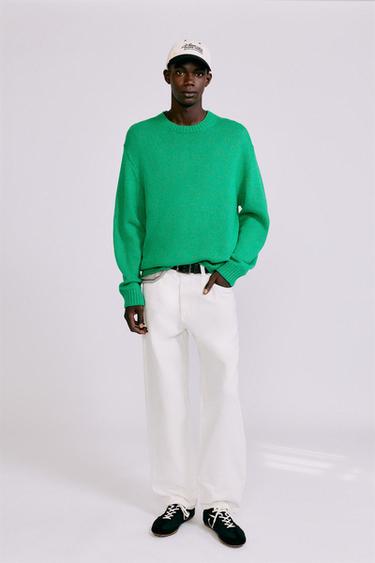 Round neck jumper — Green 4