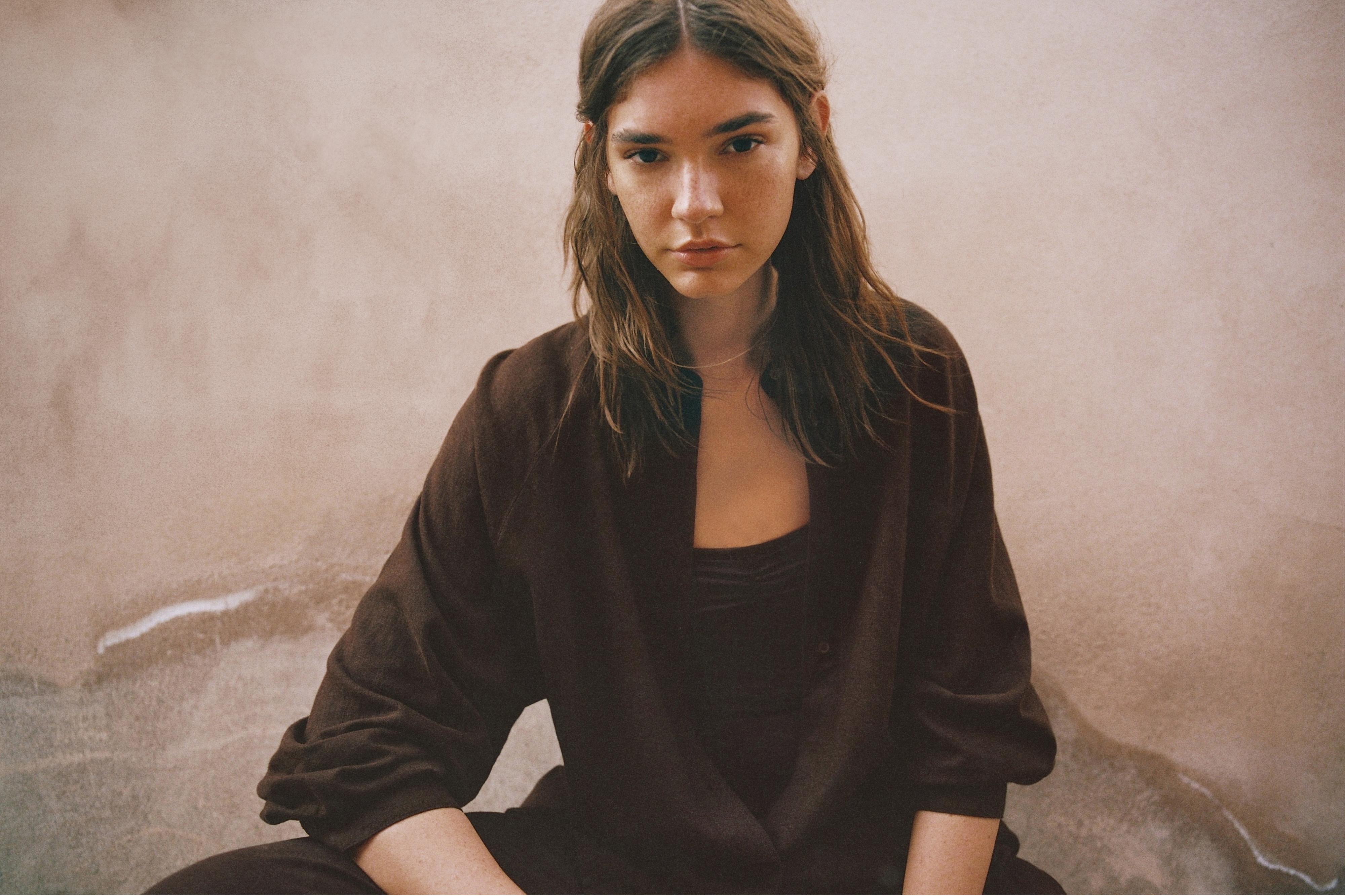 Ketenli rustik gömlek - Görsel 49