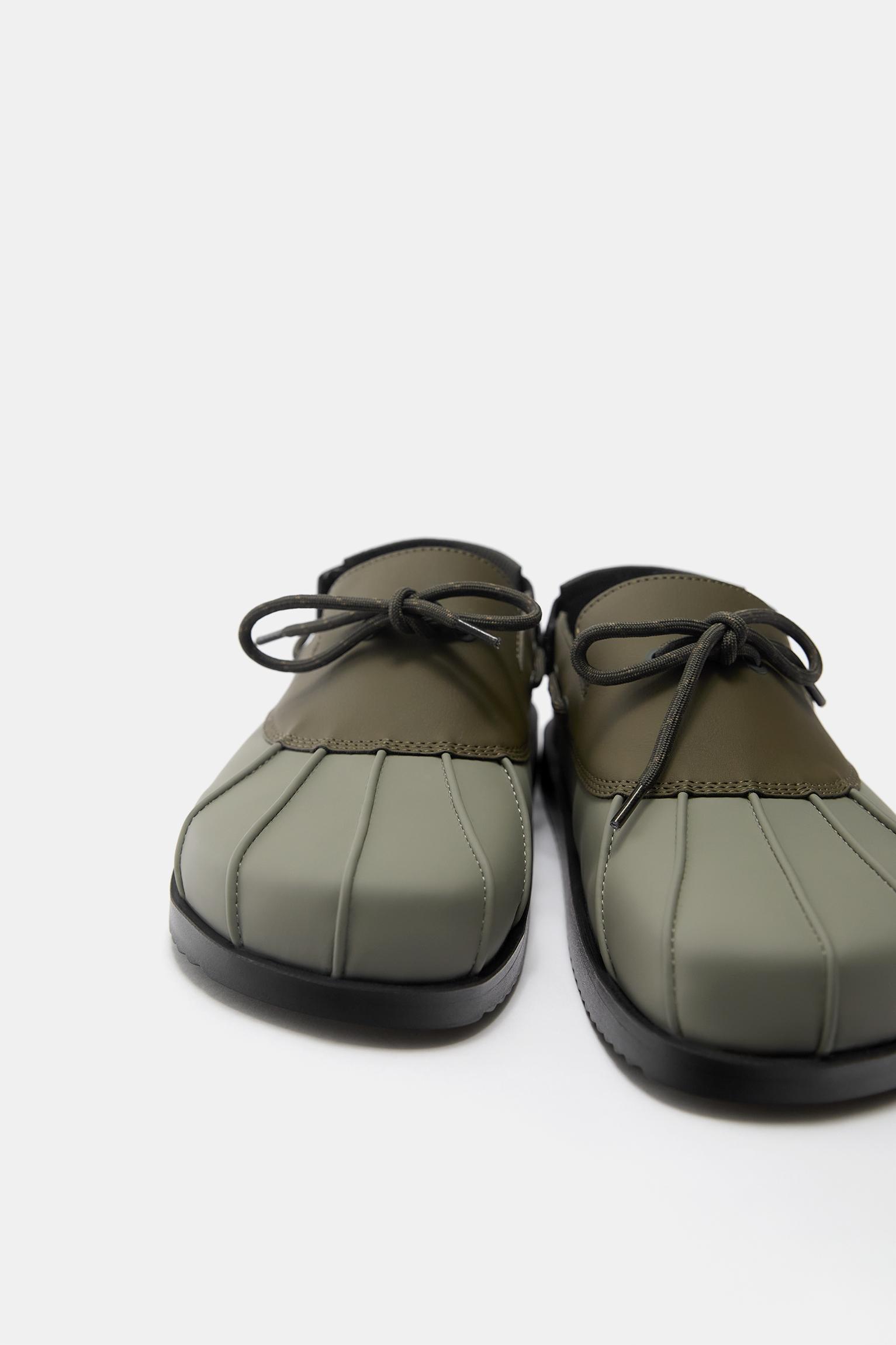 Lace-up STWD clogs — Green