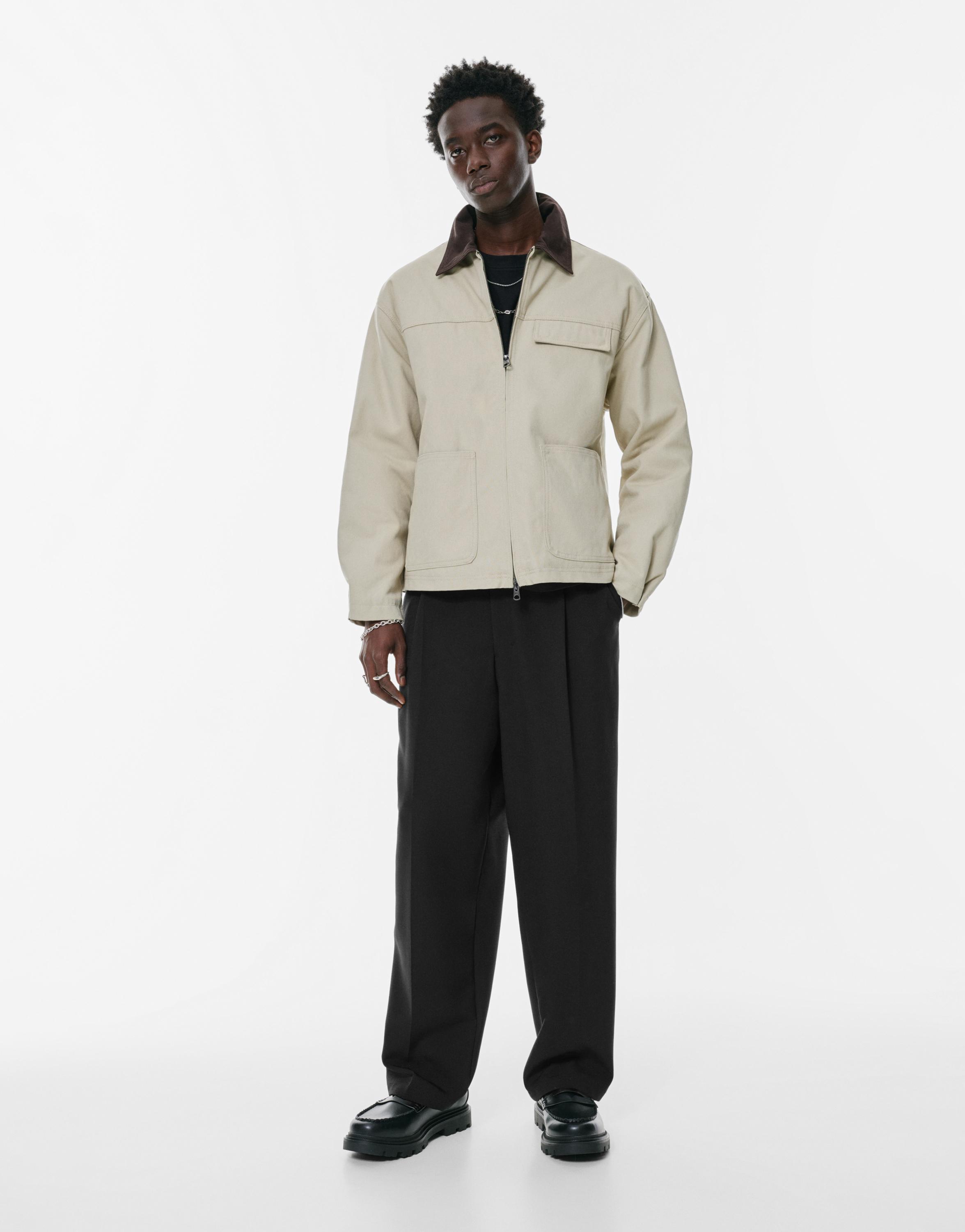 Tailored trousers — Black