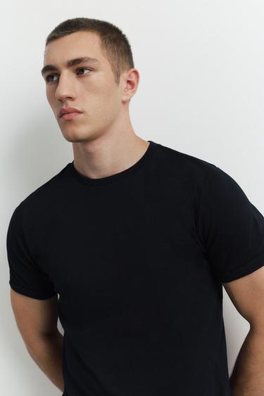 Muscle fit T-shirt — Black 3