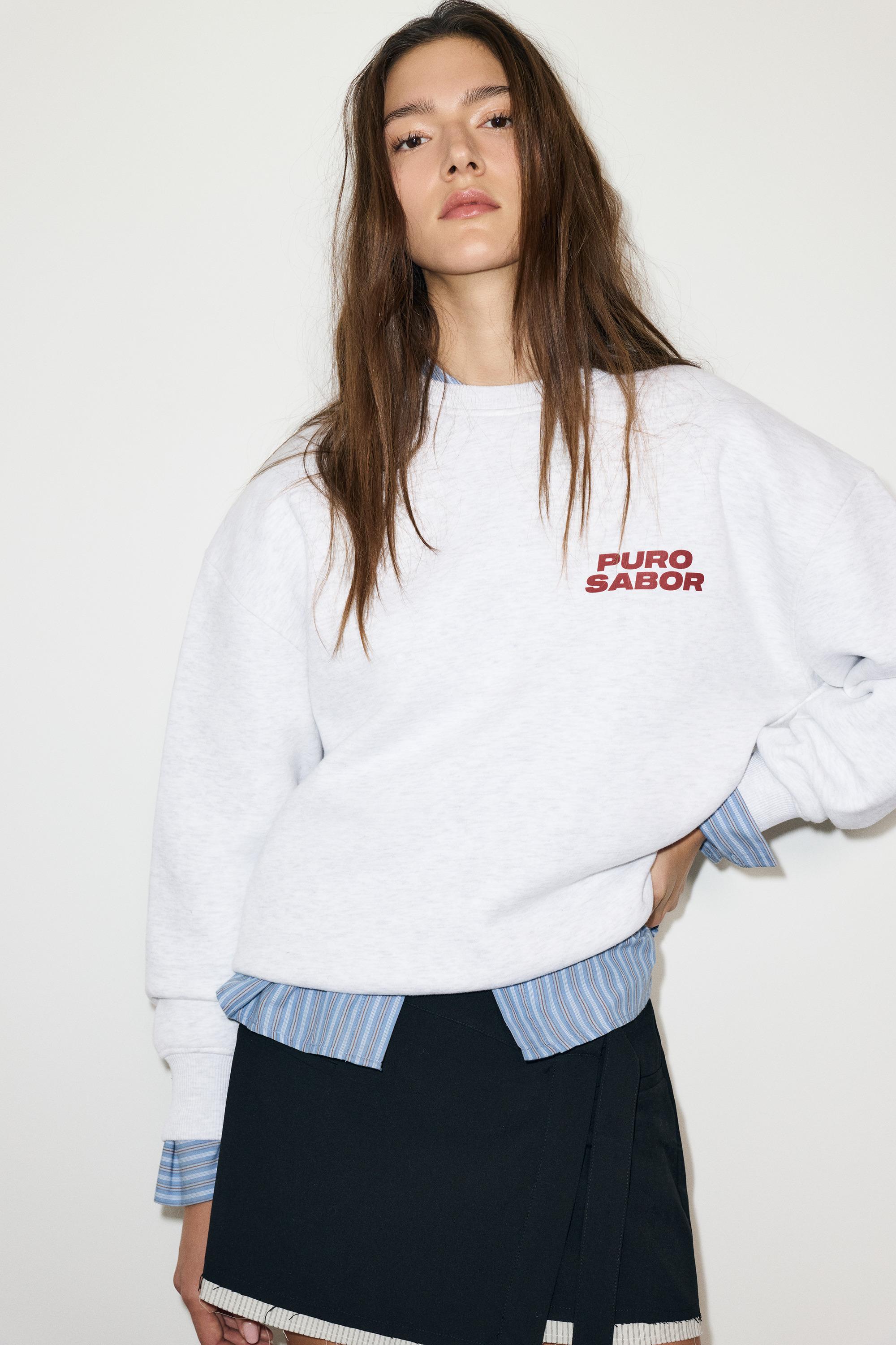 Sweatshirt Mit Kirschen „Puro Sabor“