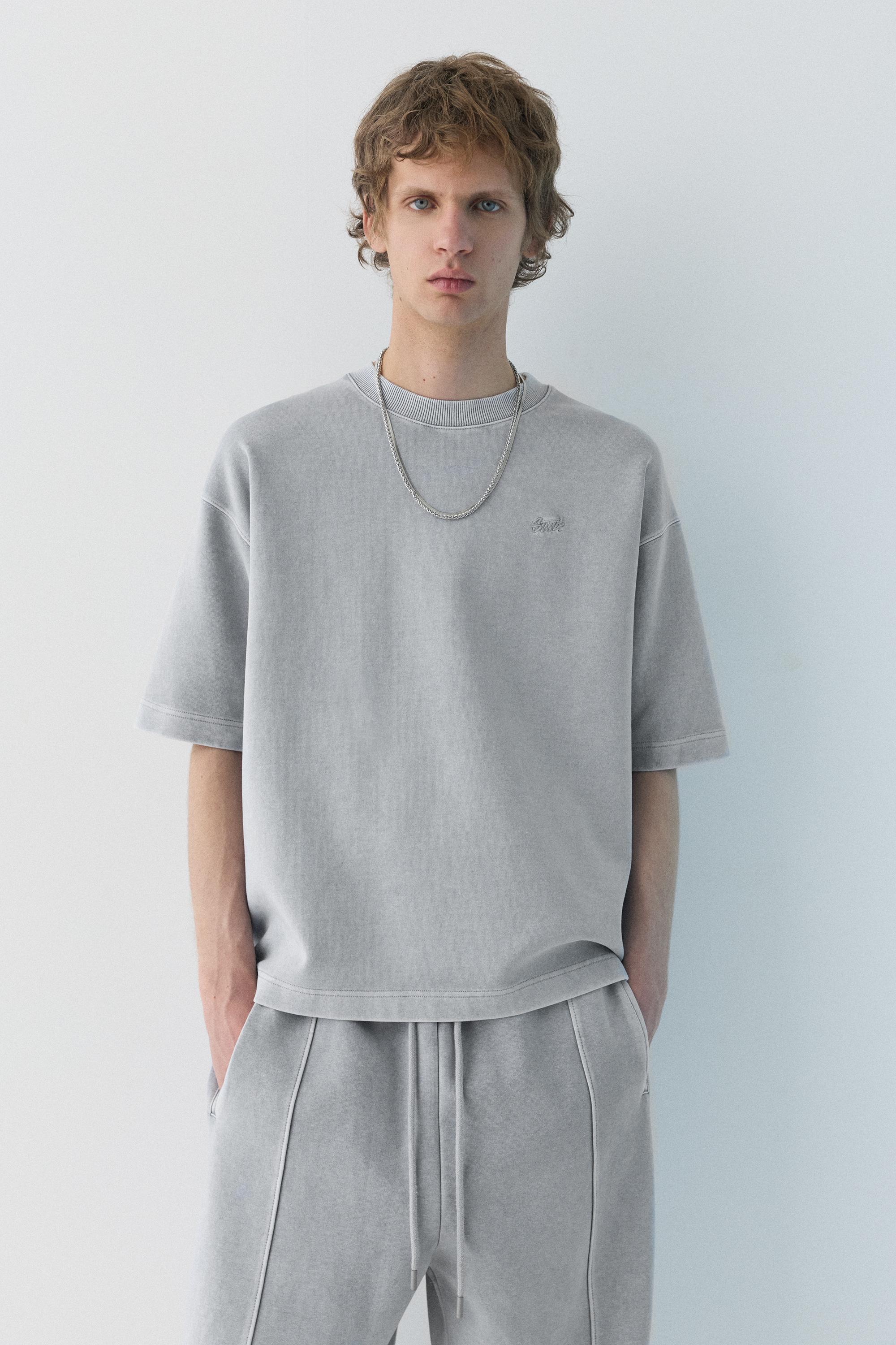 Soluk efektli STWD t-shirt - Görsel 8