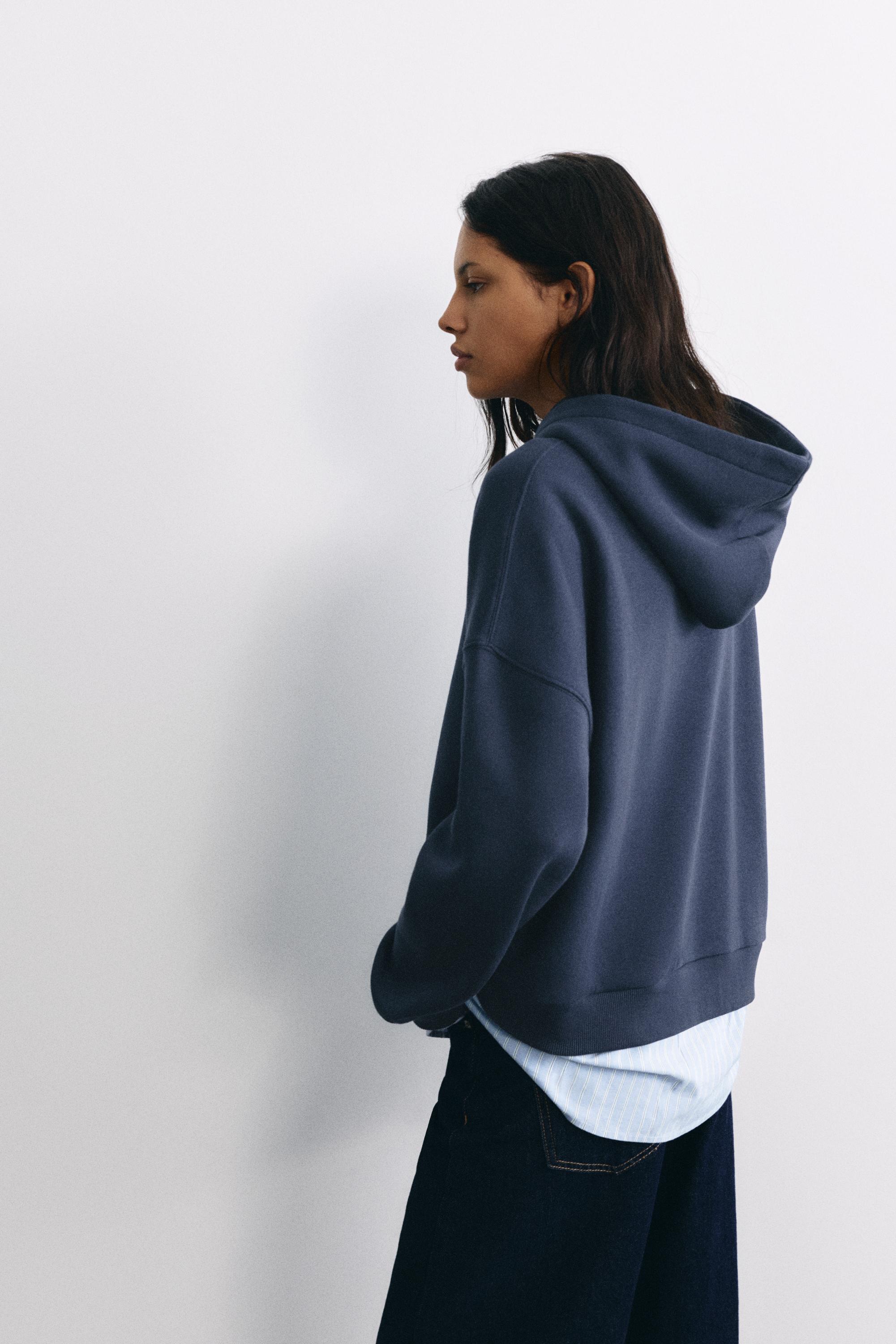 Combined hoodie — Navy