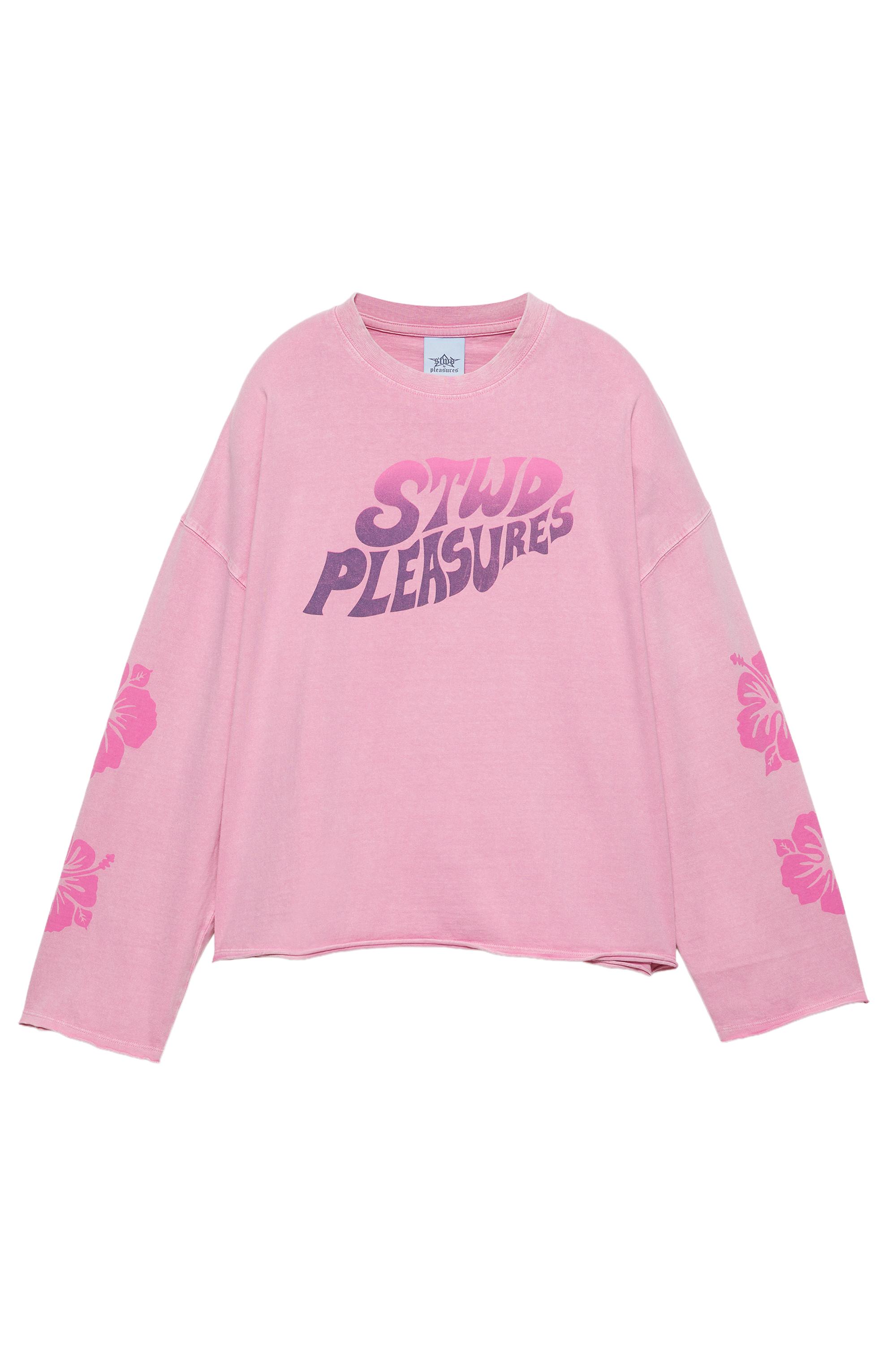 Camiseta Pleasures x STWD manga larga