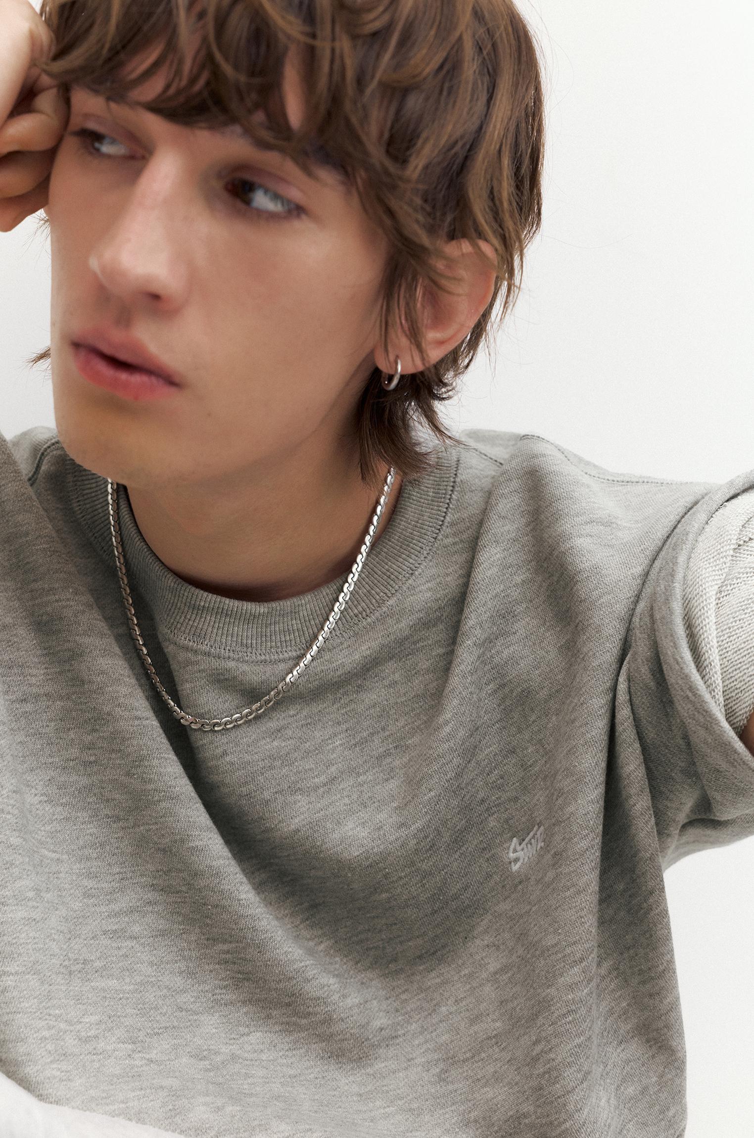 Short sleeve STWD sweatshirt — Greyish