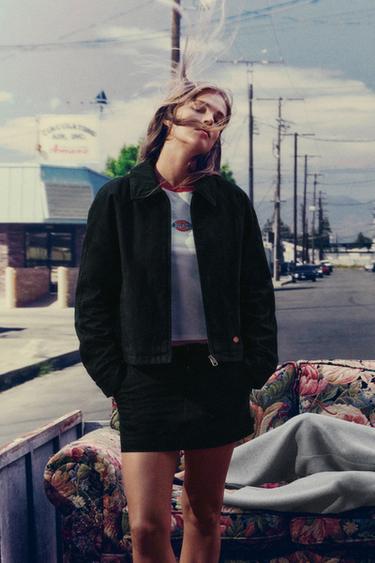 Dickies zip-up jacket — Black 1