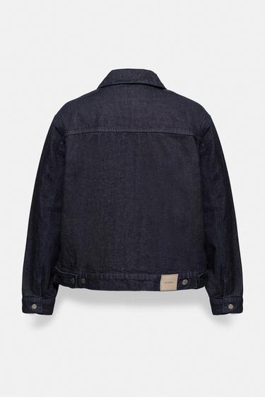 Zip-up denim jacket — Navy 7