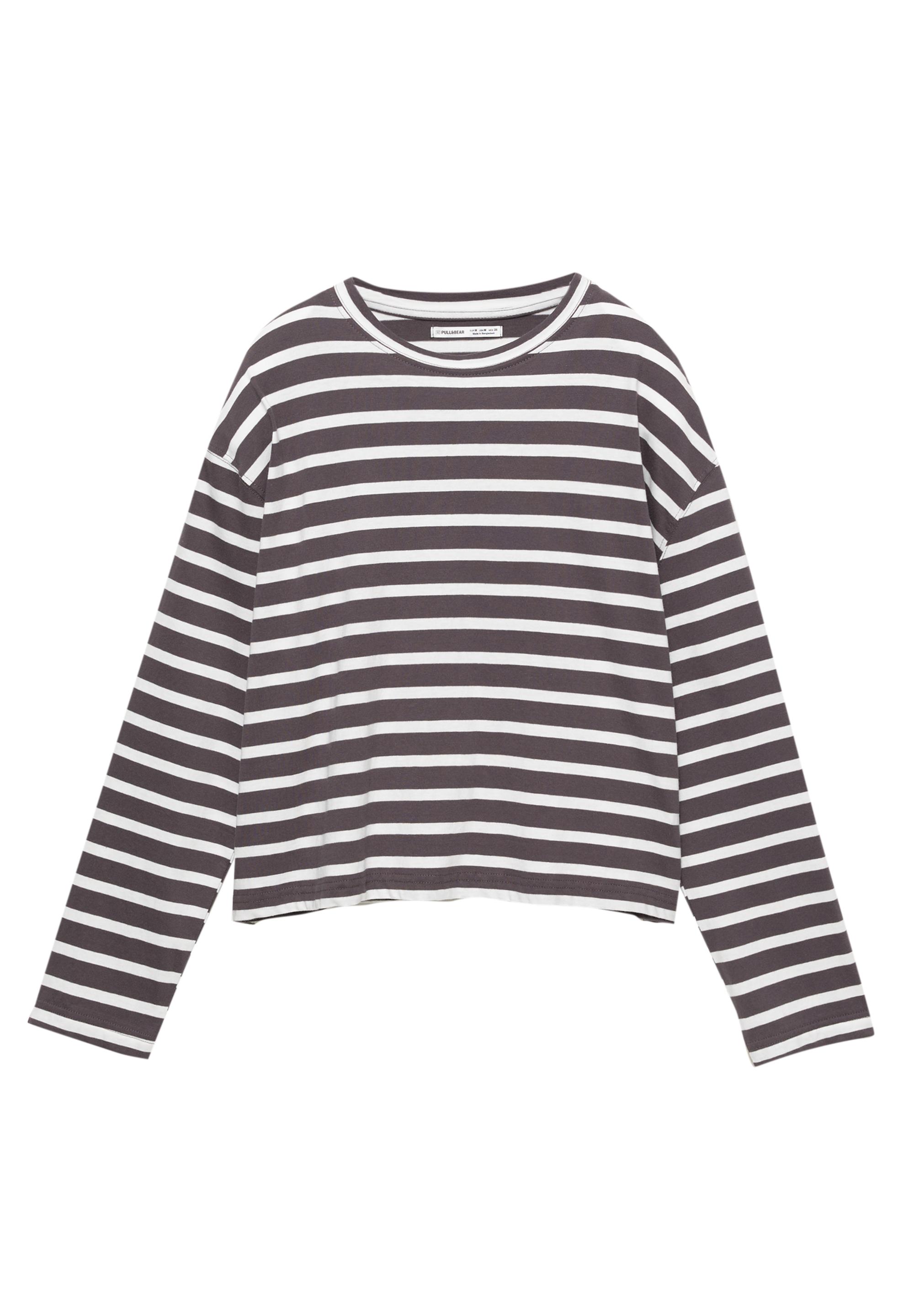 Uzun kollu boxy t-shirt - Görsel 55