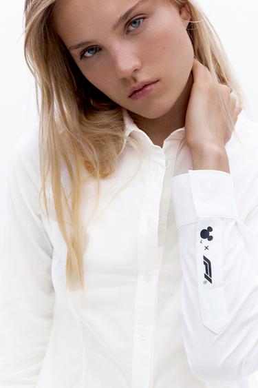Disney x F1 darted white shirt — White 3