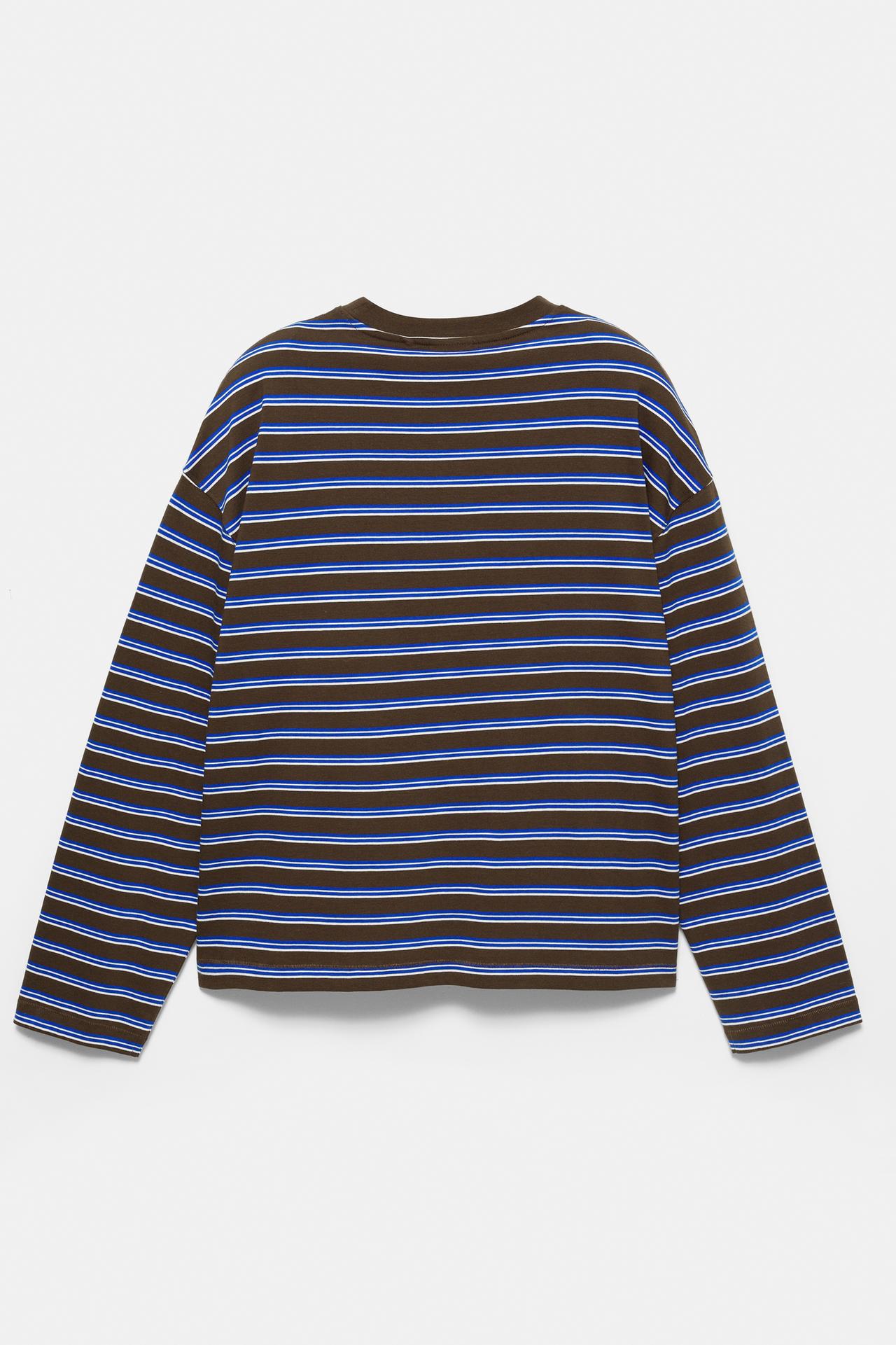 Striped Dickies T-shirt — Pale blue